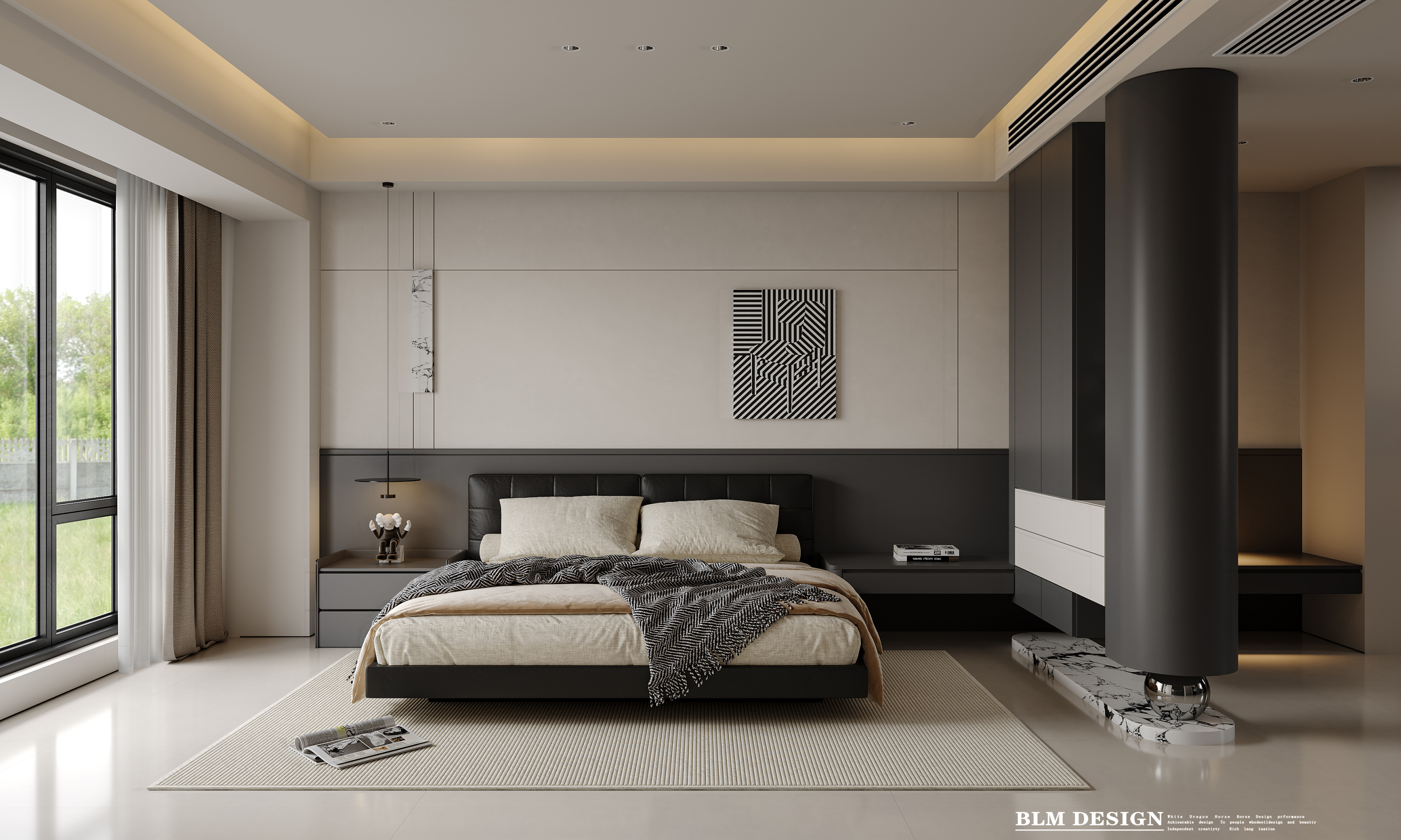 现代--白龙马效果图[ID: 116212746]_建e效果图