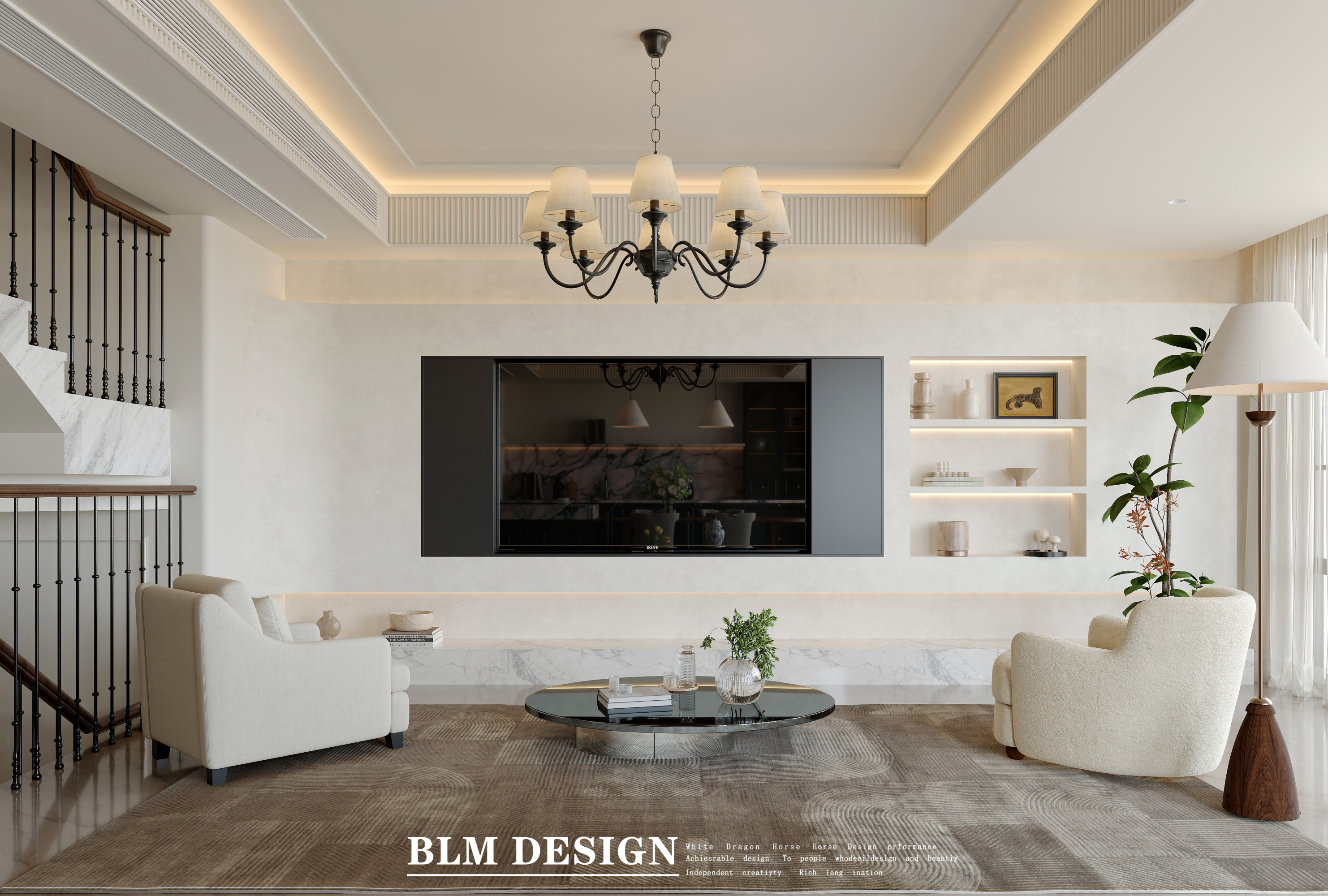 法式客餐厅——白龙马效果图[ID: 116212844]_建e效果图