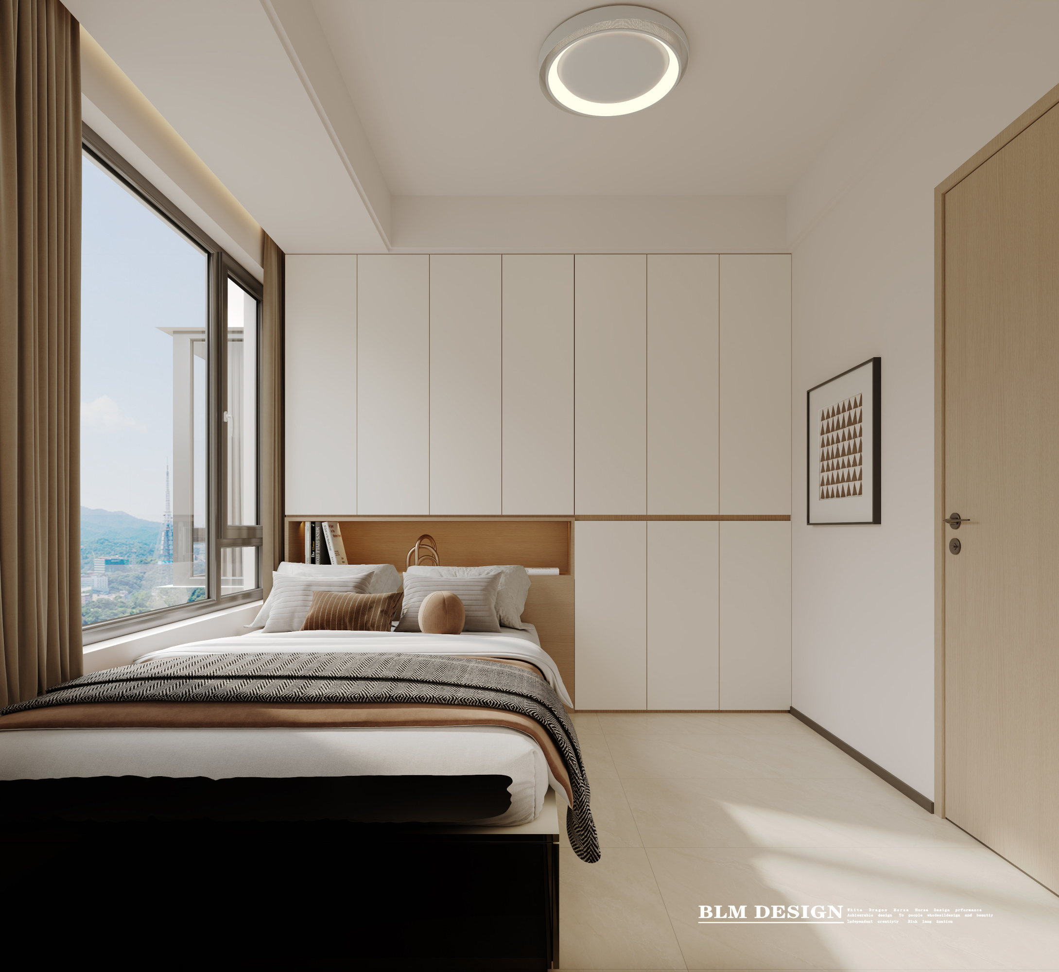 现代--白龙马效果图[ID: 116212880]_建e效果图