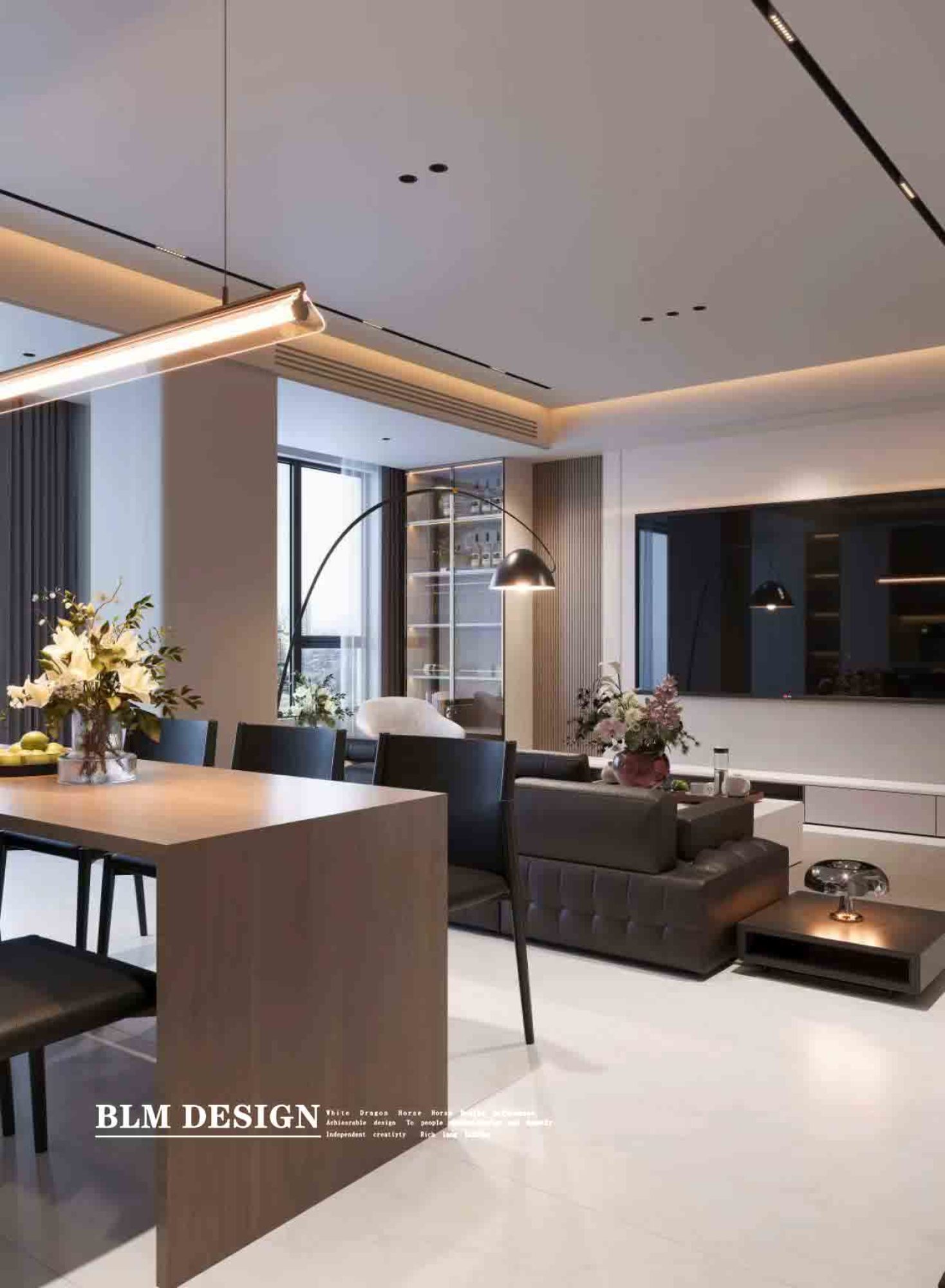 意式轻奢——白龙马效果图[ID: 116212816]_建e效果图