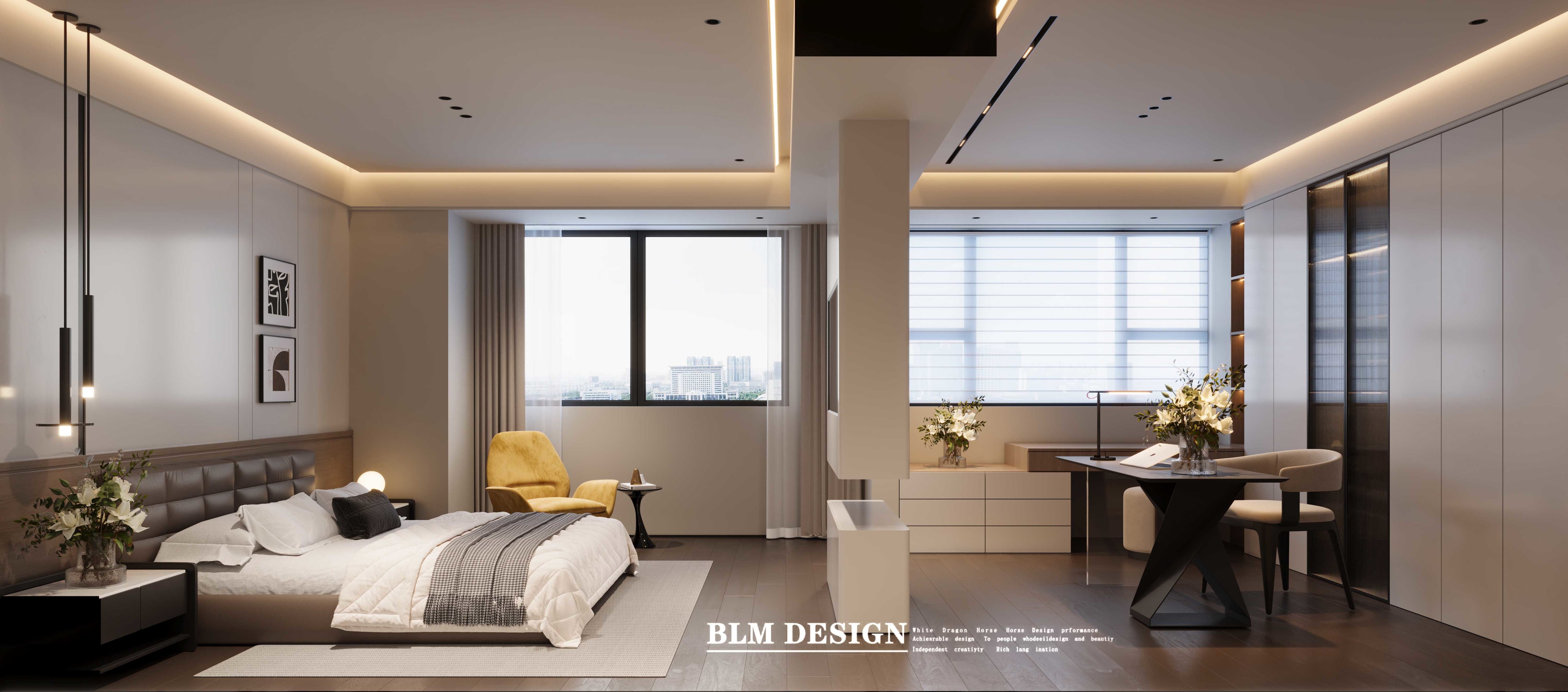 意式轻奢——白龙马效果图[ID: 116212816]_建e效果图