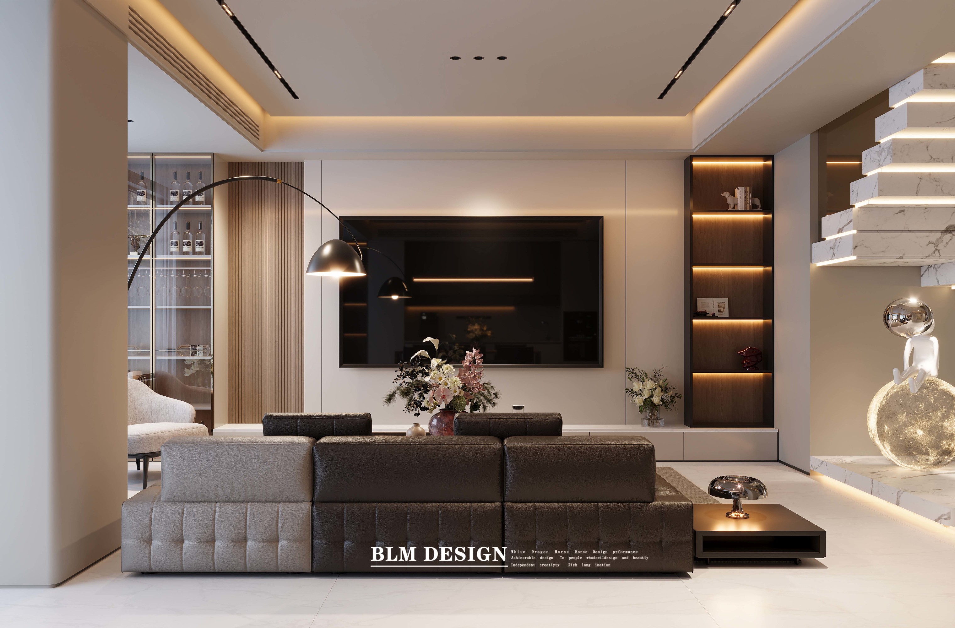 意式轻奢——白龙马效果图[ID: 116212816]_建e效果图