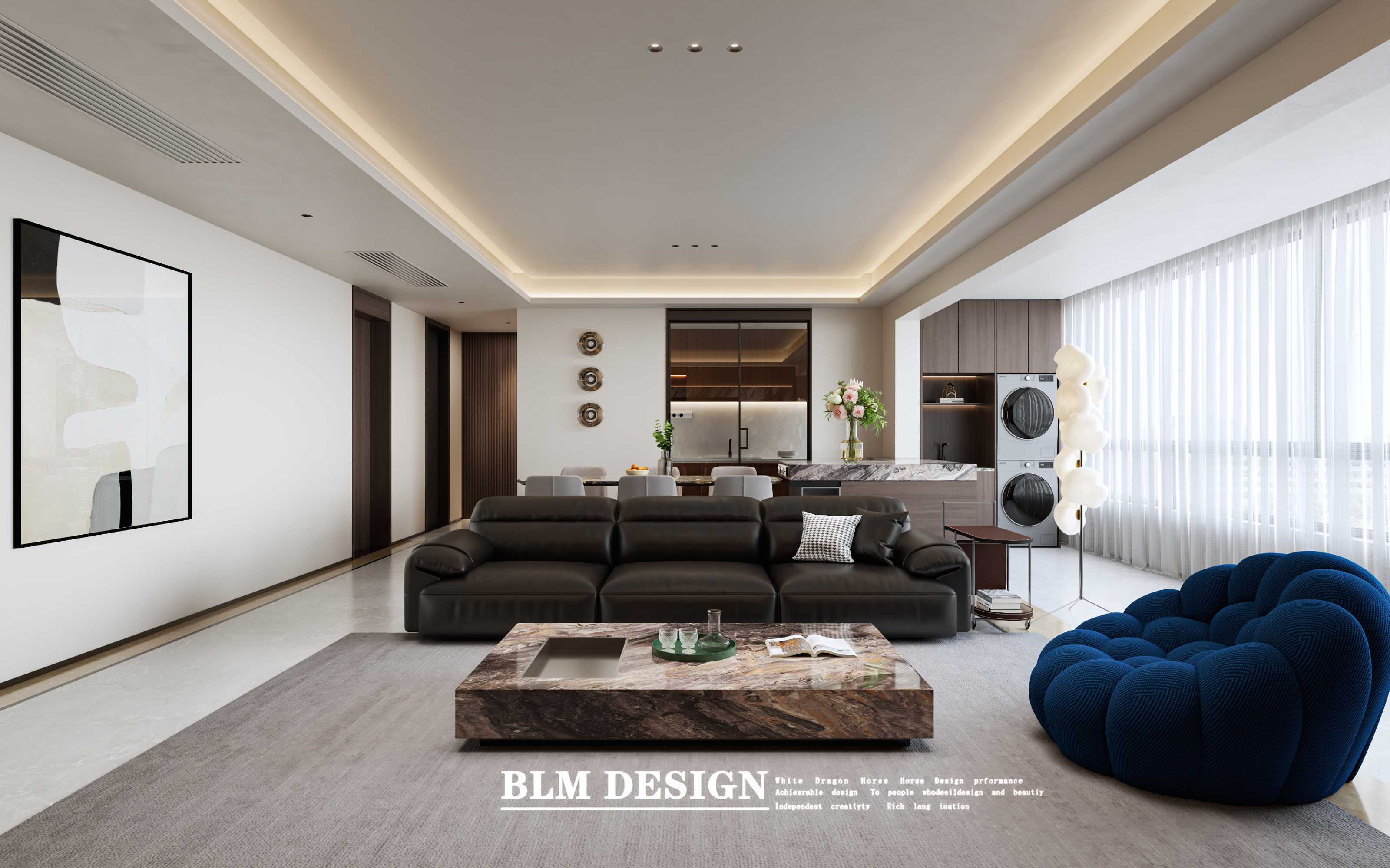 意式轻奢案例分享[ID: 116147309]_建e效果图