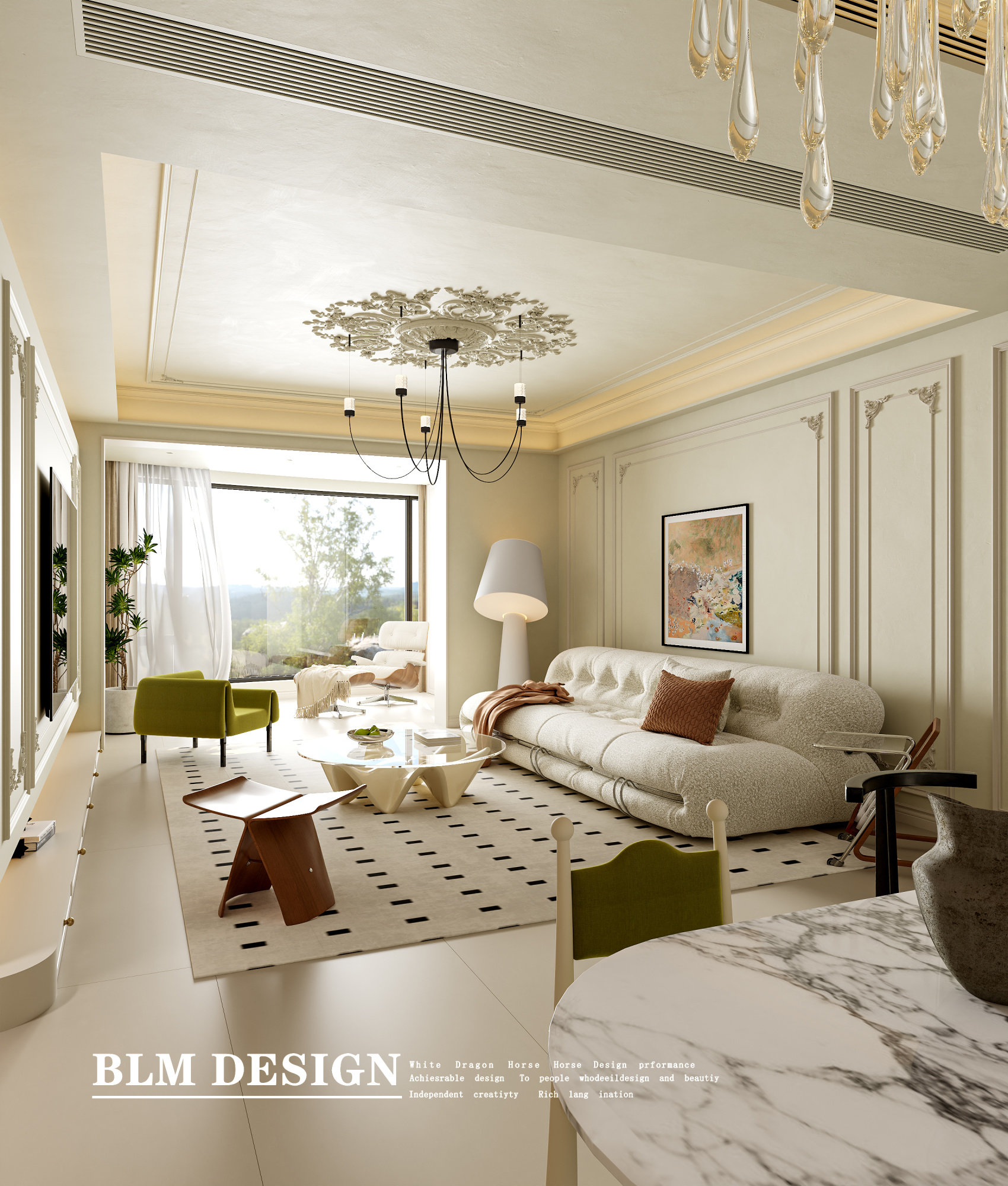 法式-白龙马效果图[ID: 116147420]_建e效果图