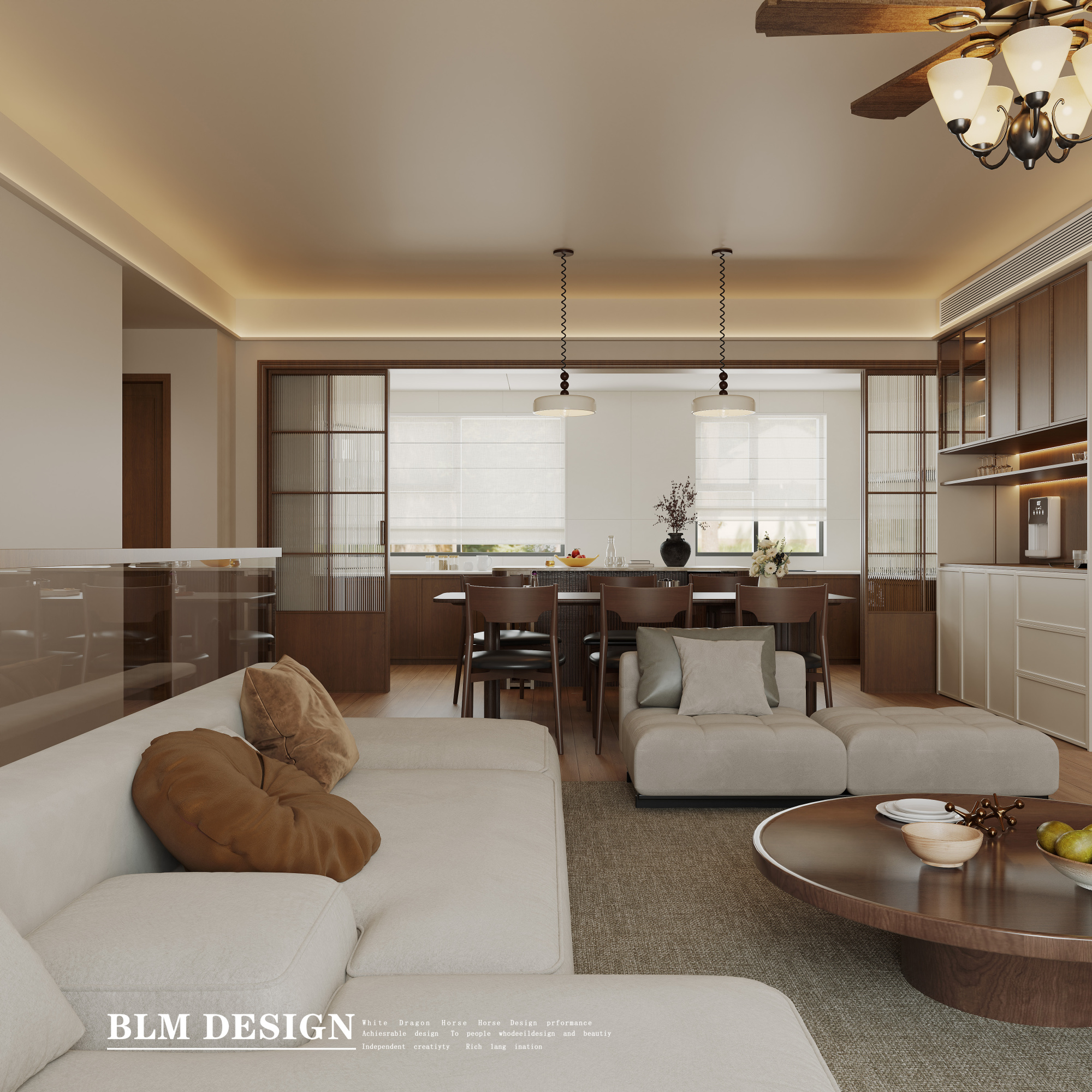中古客餐厅——白龙马效果图[ID: 116147232]_建e效果图