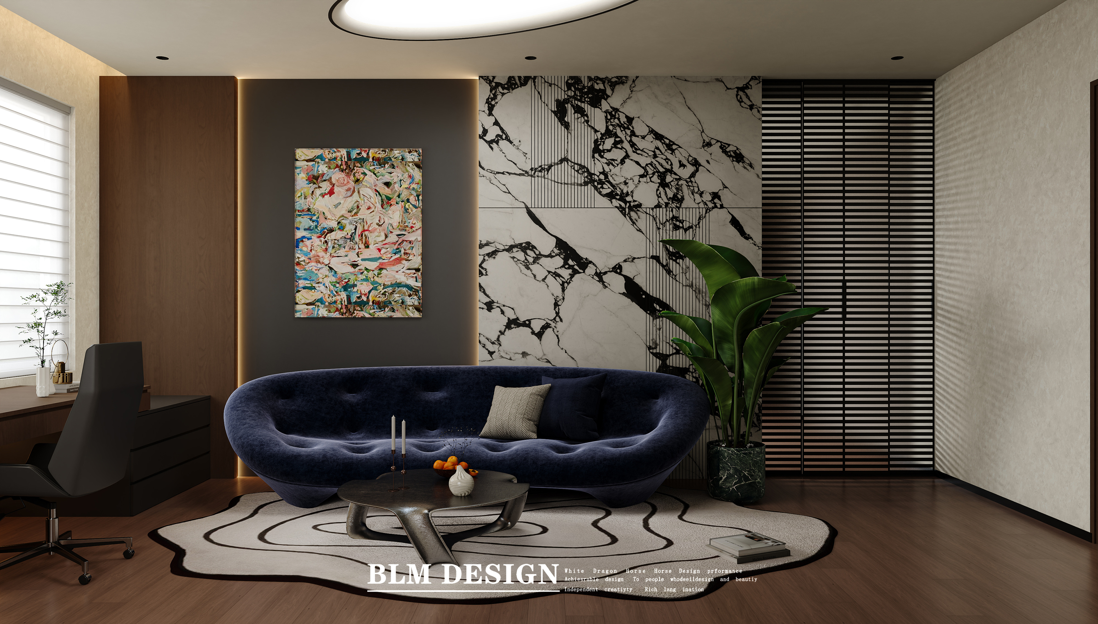 意式轻奢案例分享[ID: 116147395]_建e效果图