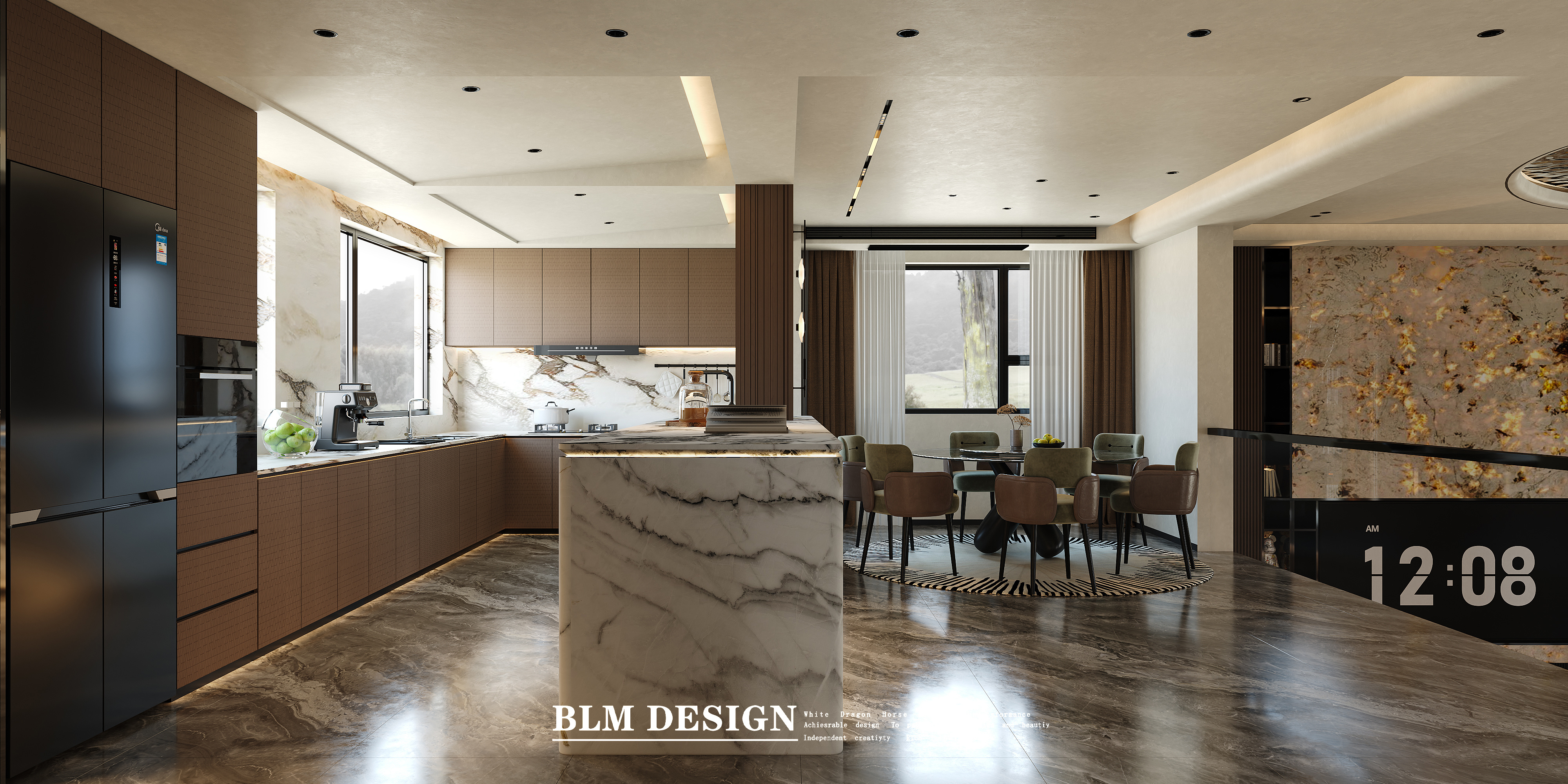 意式轻奢案例分享[ID: 116147395]_建e效果图