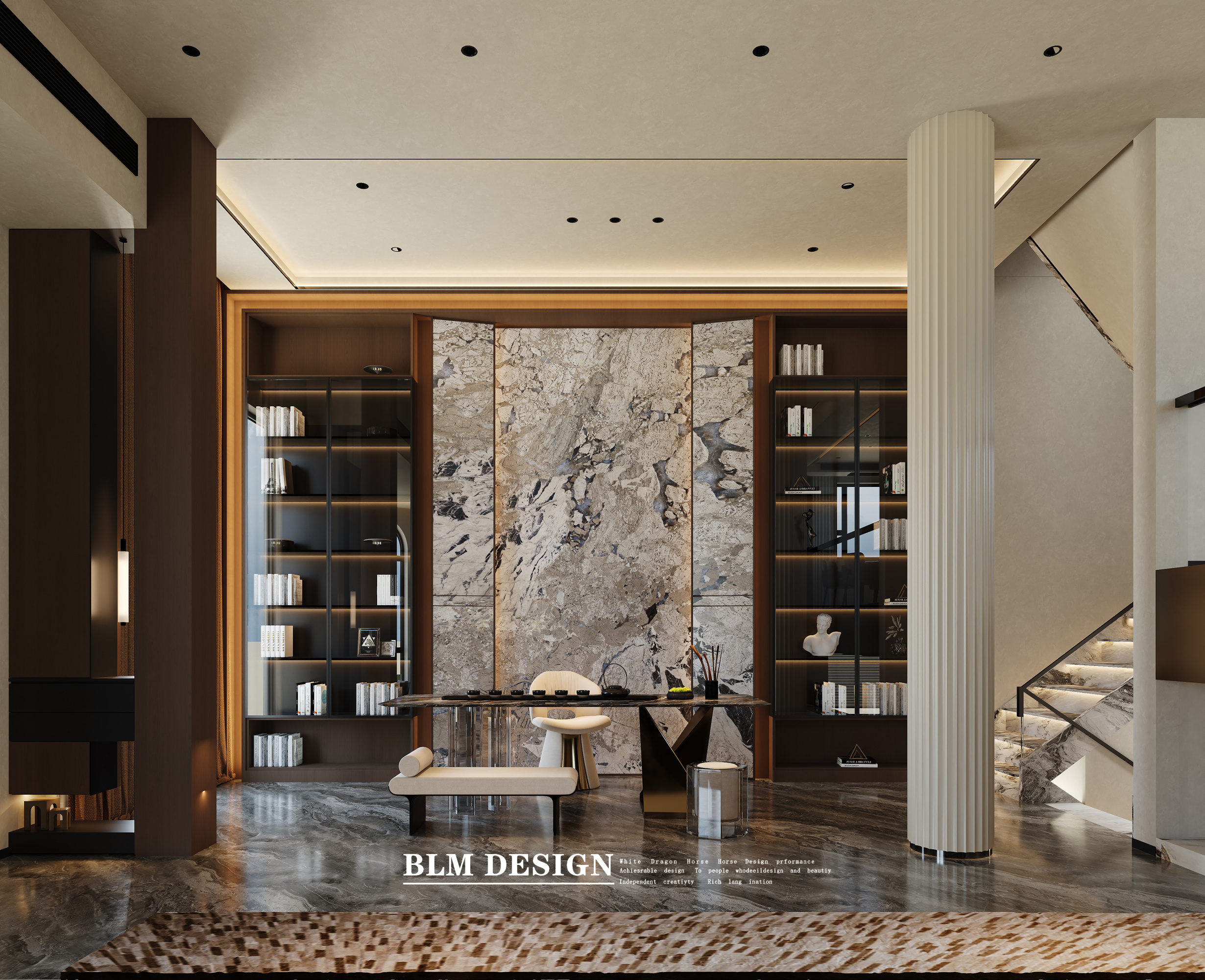 意式轻奢案例分享[ID: 116147395]_建e效果图