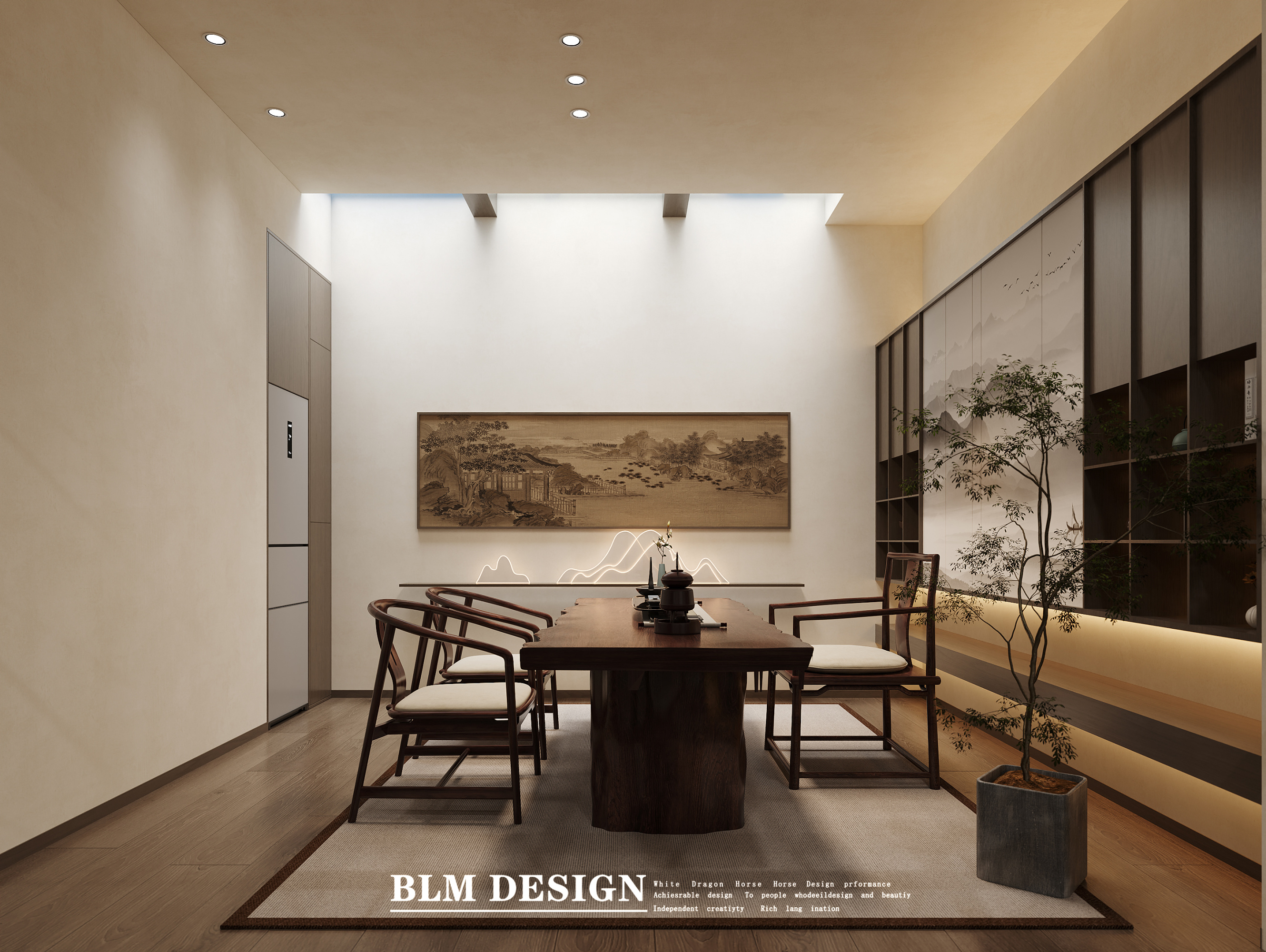 影音室茶室效果图分享[ID: 116147410]_建e效果图