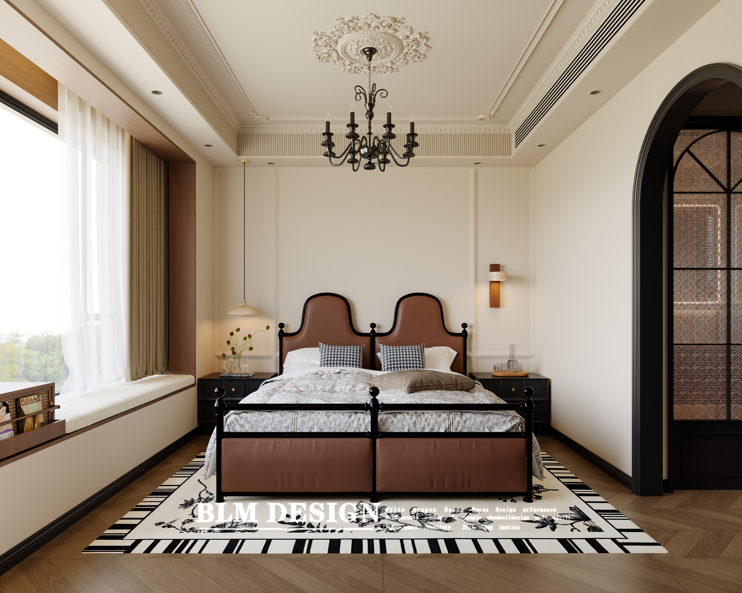 法式中古别墅设计案例分享[ID: 116147413]_建e效果图