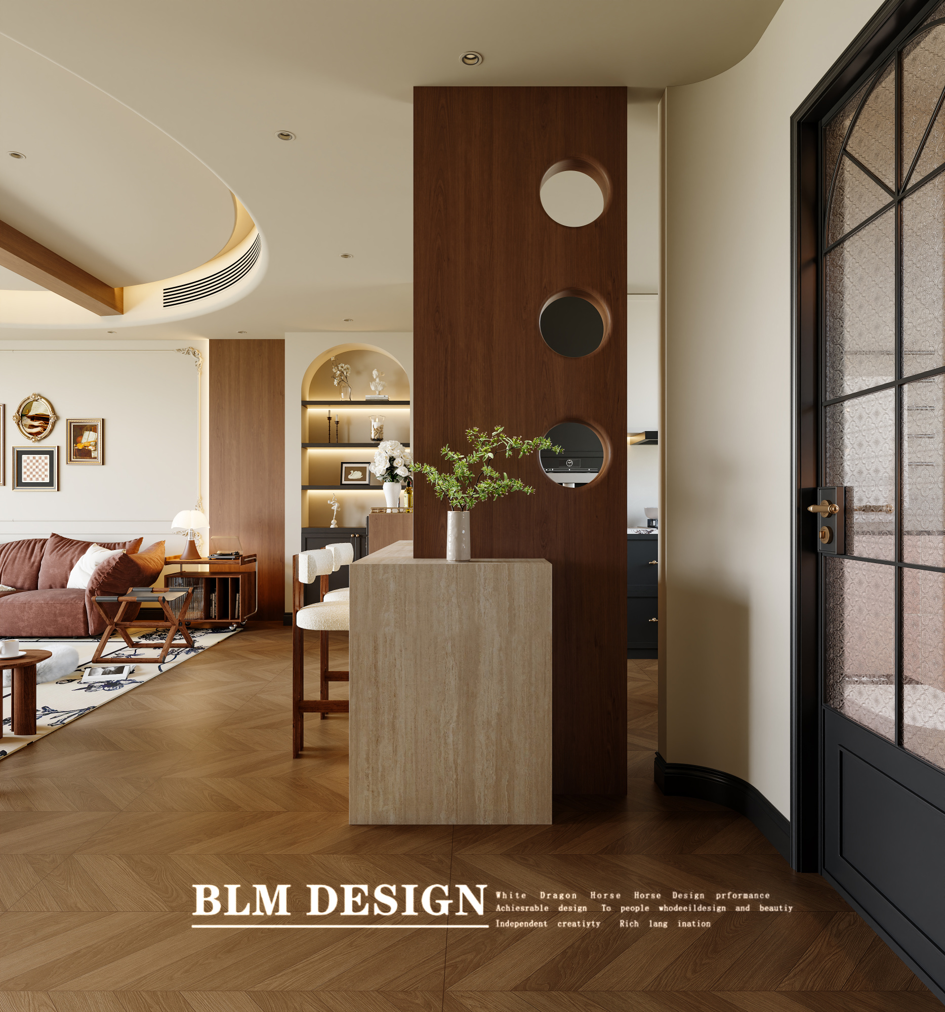 法式中古别墅设计案例分享[ID: 116147413]_建e效果图