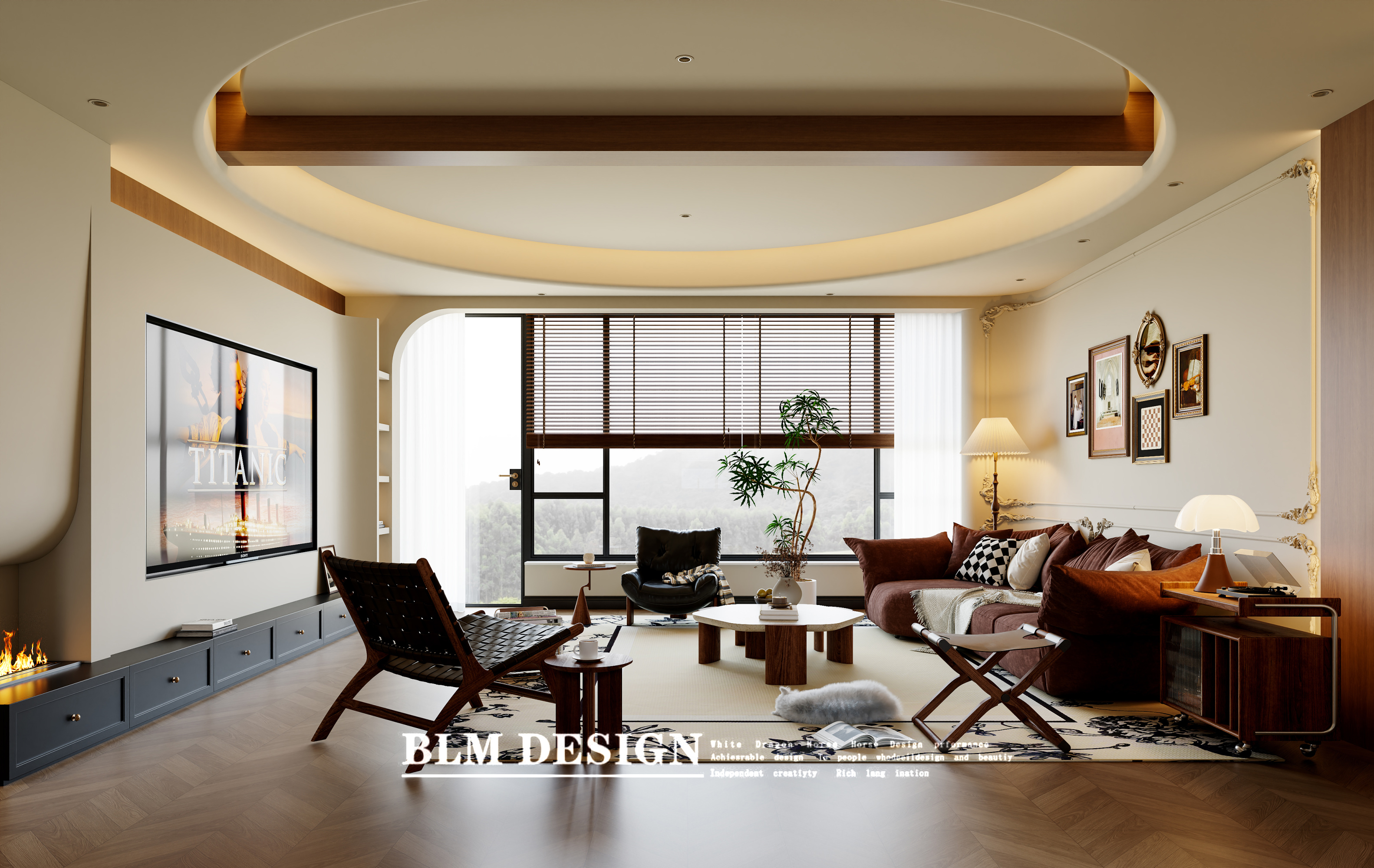 法式中古别墅设计案例分享[ID: 116147413]_建e效果图