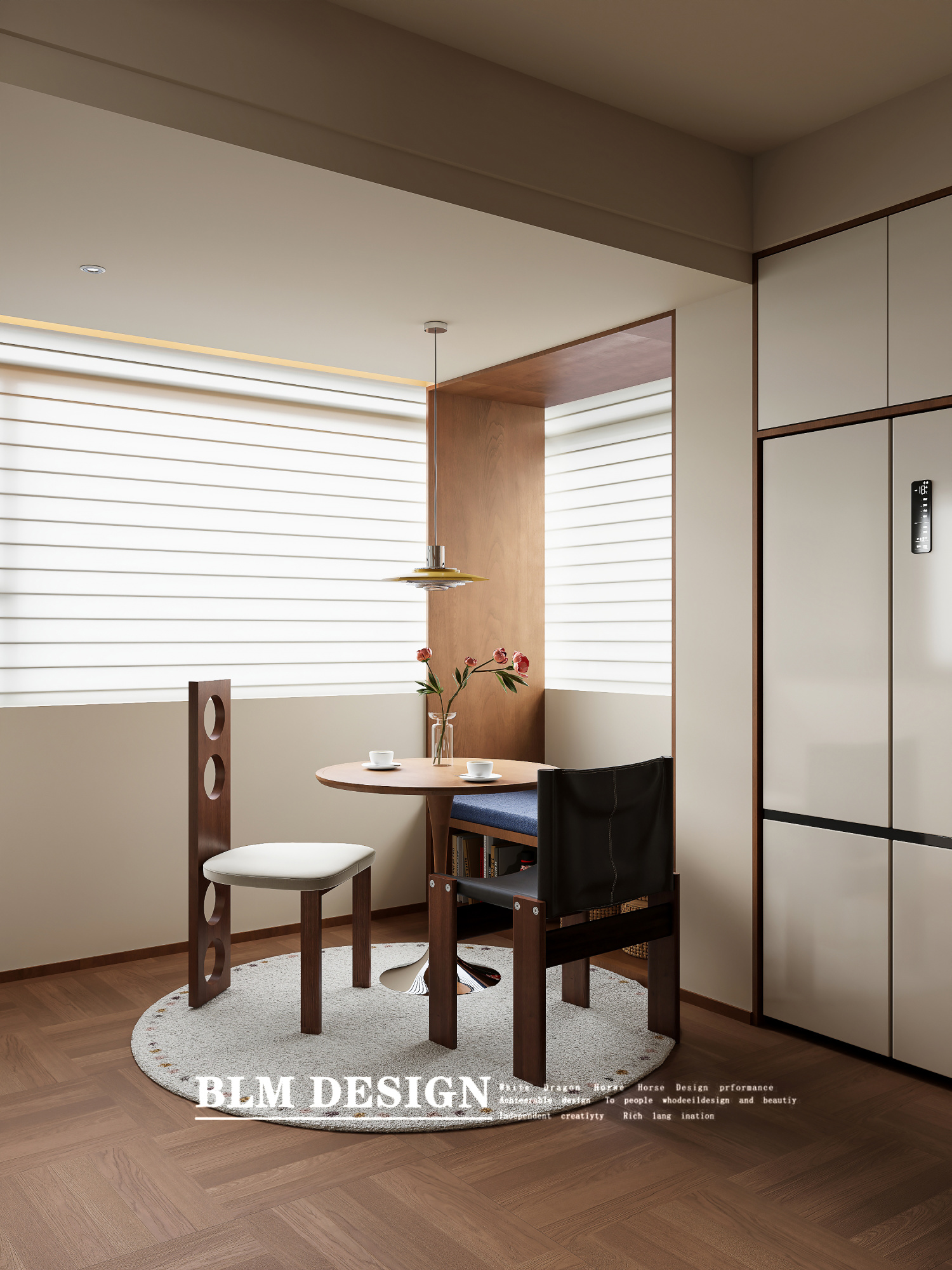 中古风家装案例[ID: 116343930]_建e效果图