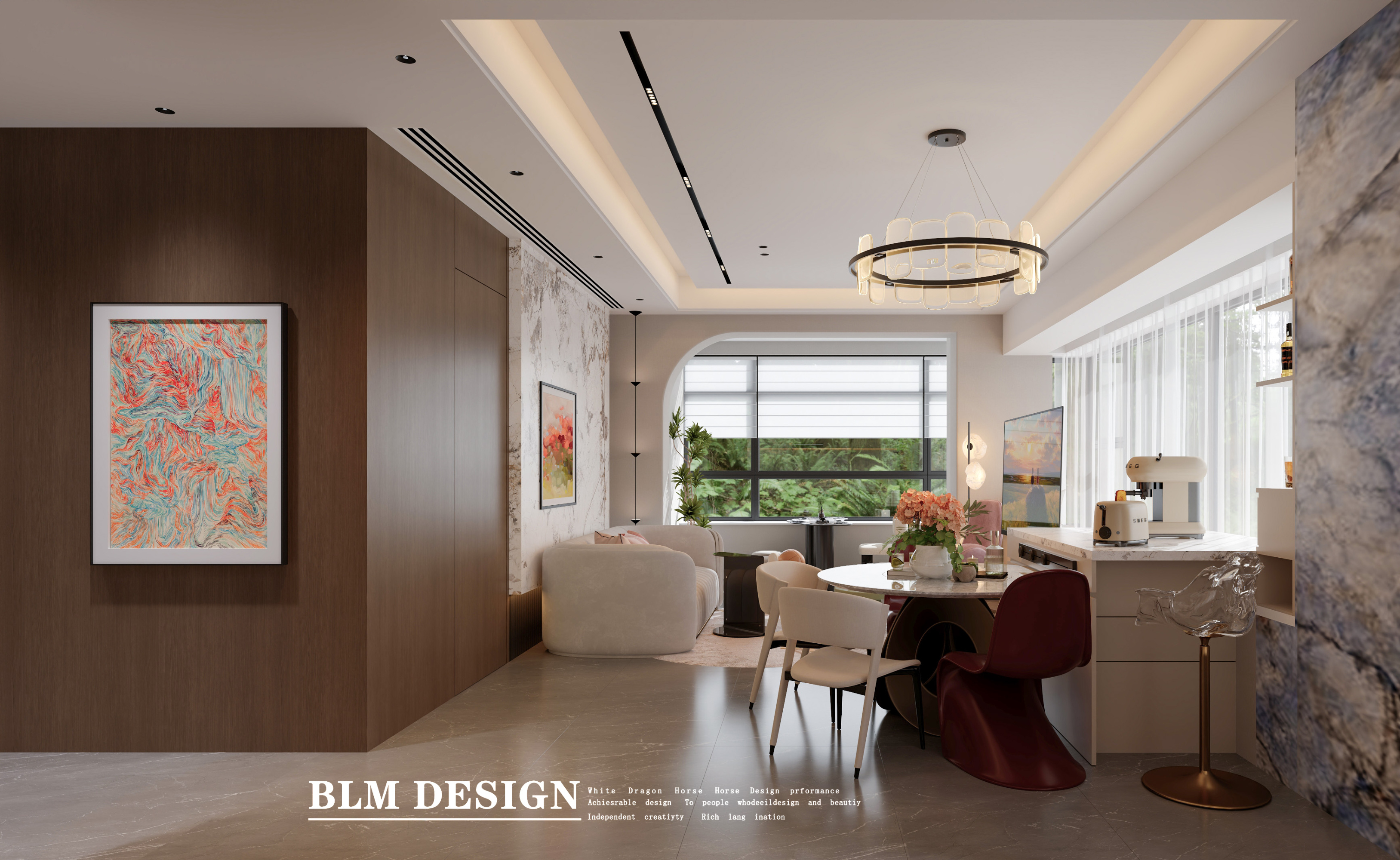 现代轻奢风-白龙马效果图[ID: 116344063]_建e效果图