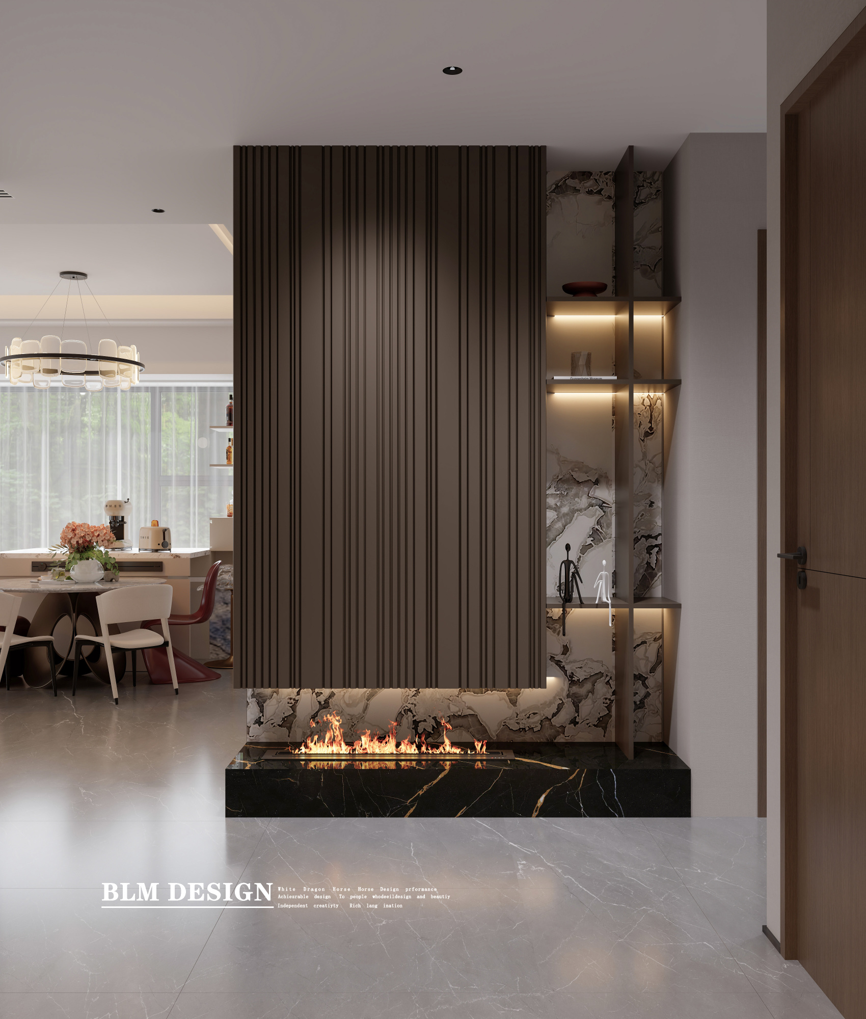 现代轻奢风-白龙马效果图[ID: 116344063]_建e效果图