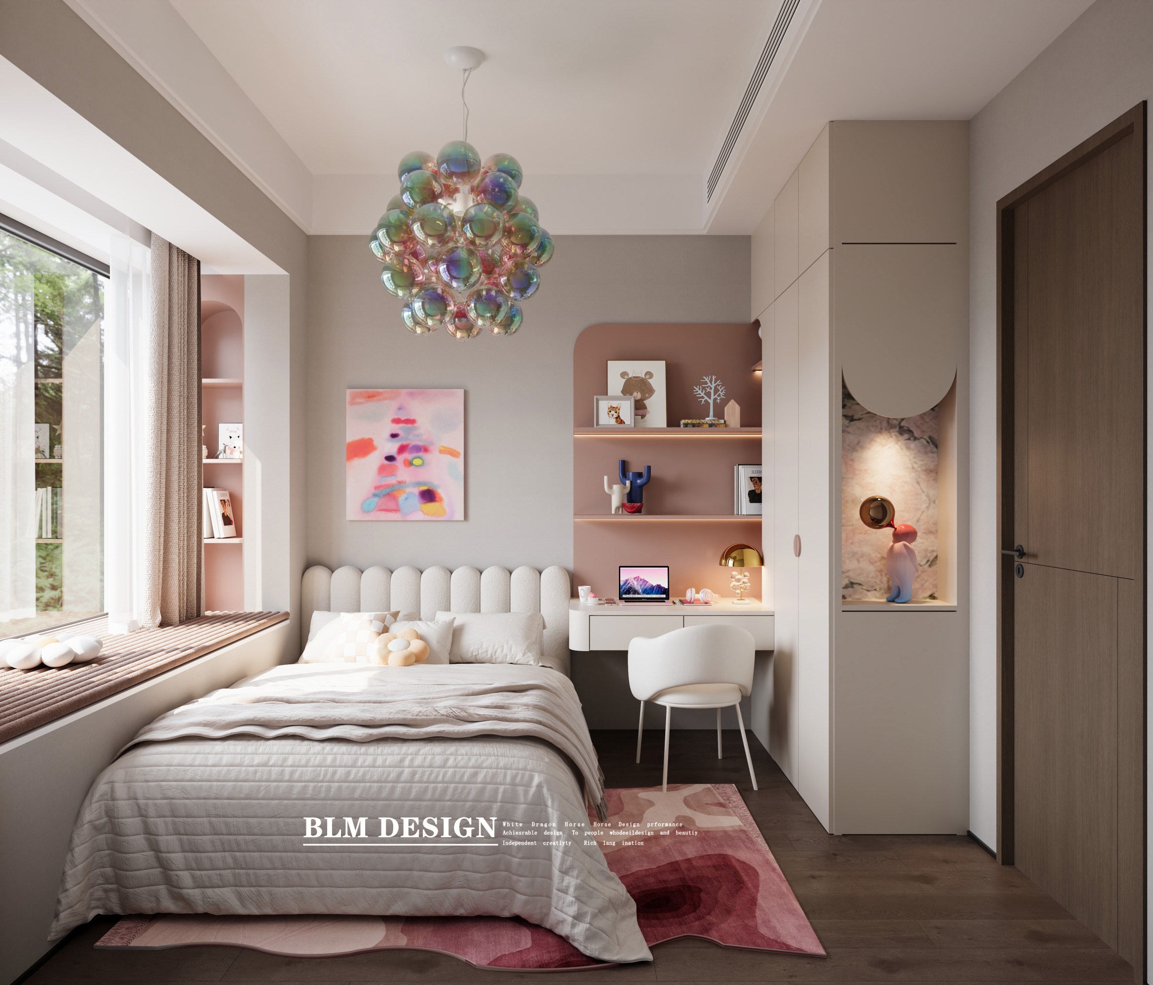 现代轻奢风-白龙马效果图[ID: 116344063]_建e效果图