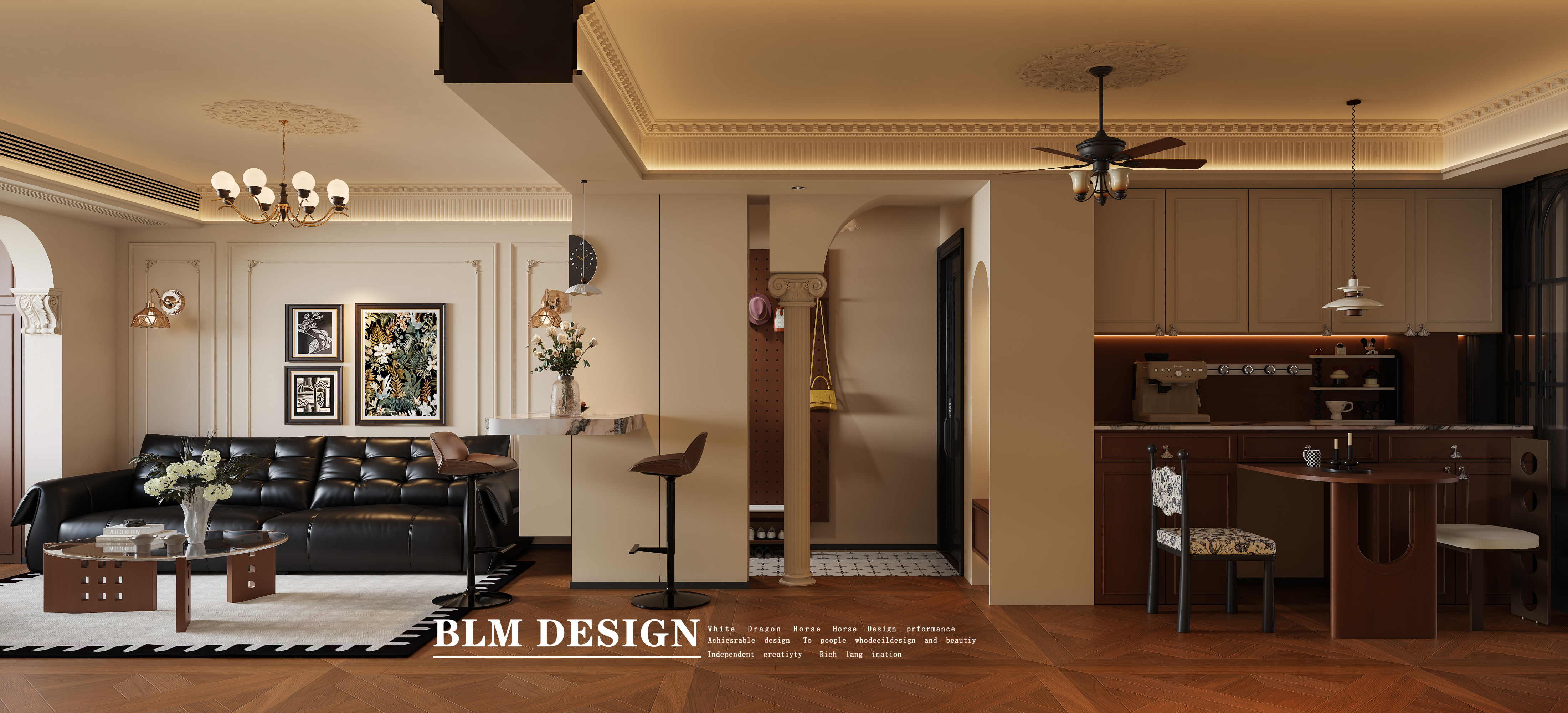 法式-白龙马效果图[ID: 116343871]_建e效果图