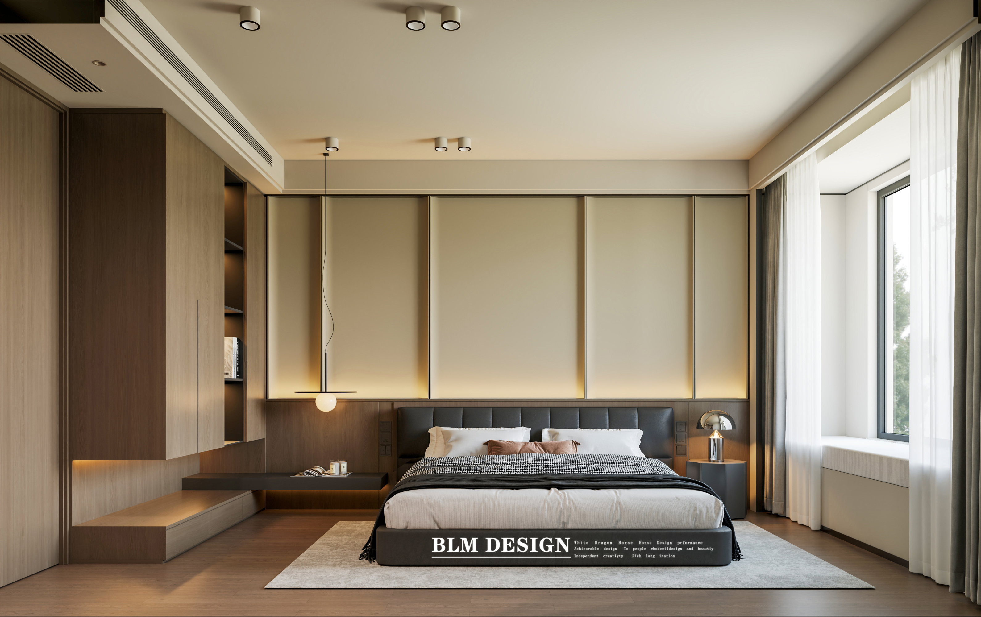 意式轻奢——白龙马效果图[ID: 116344014]_建e效果图