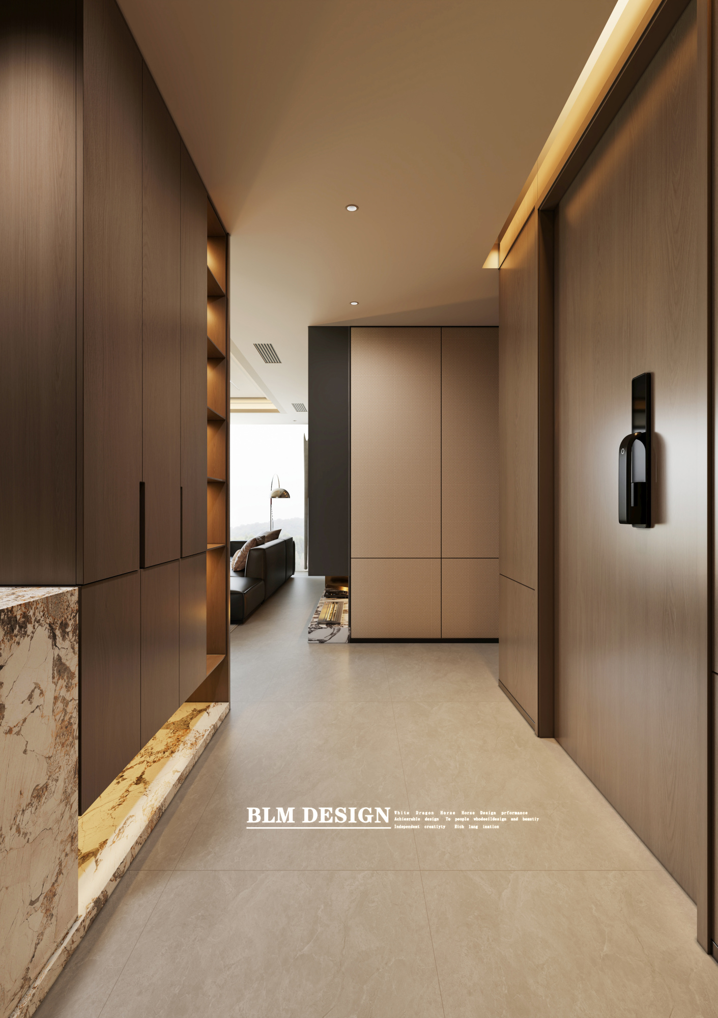 意式轻奢——白龙马效果图[ID: 116344014]_建e效果图