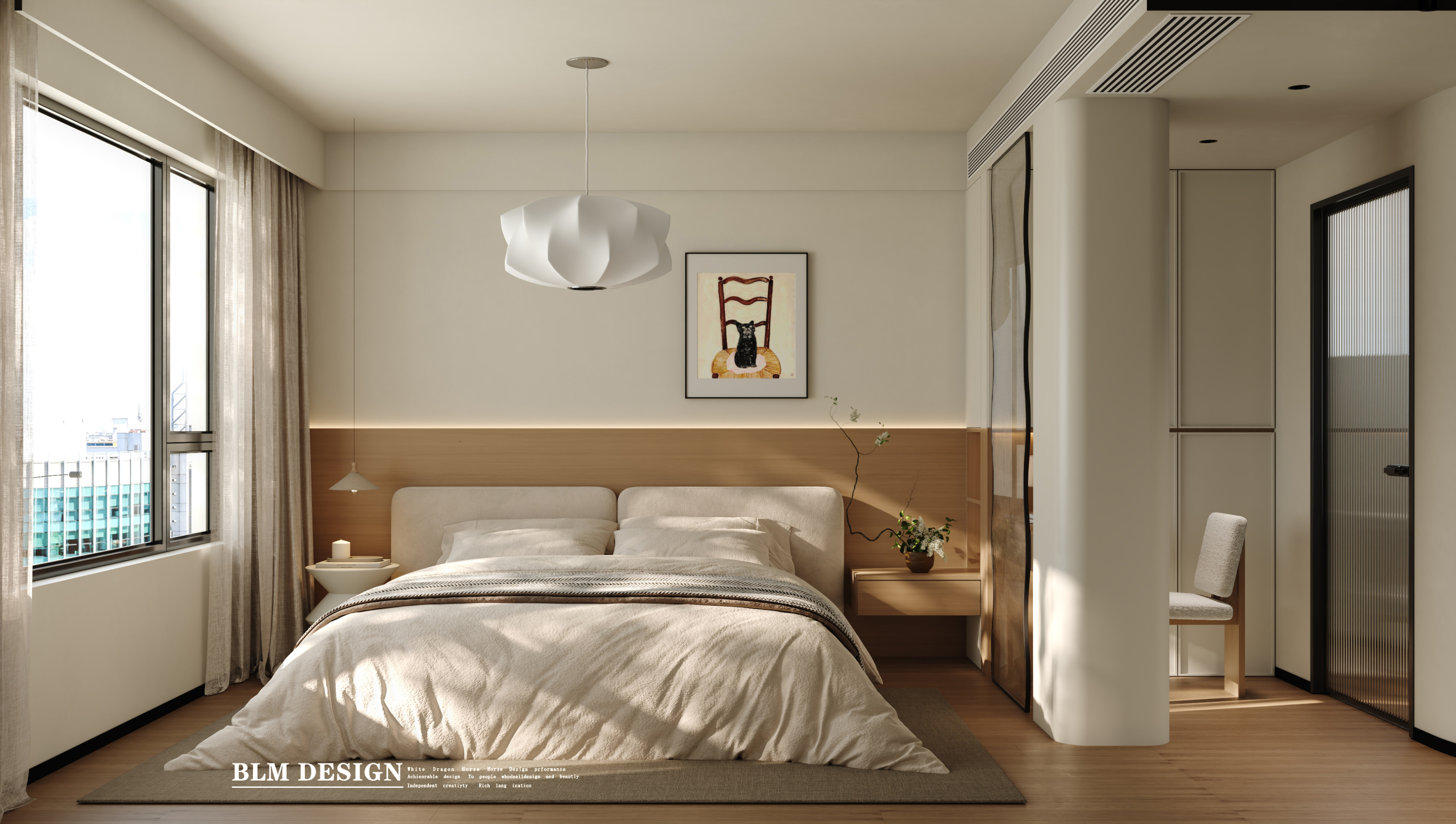 现代风-白龙马效果图[ID: 116343825]_建e效果图