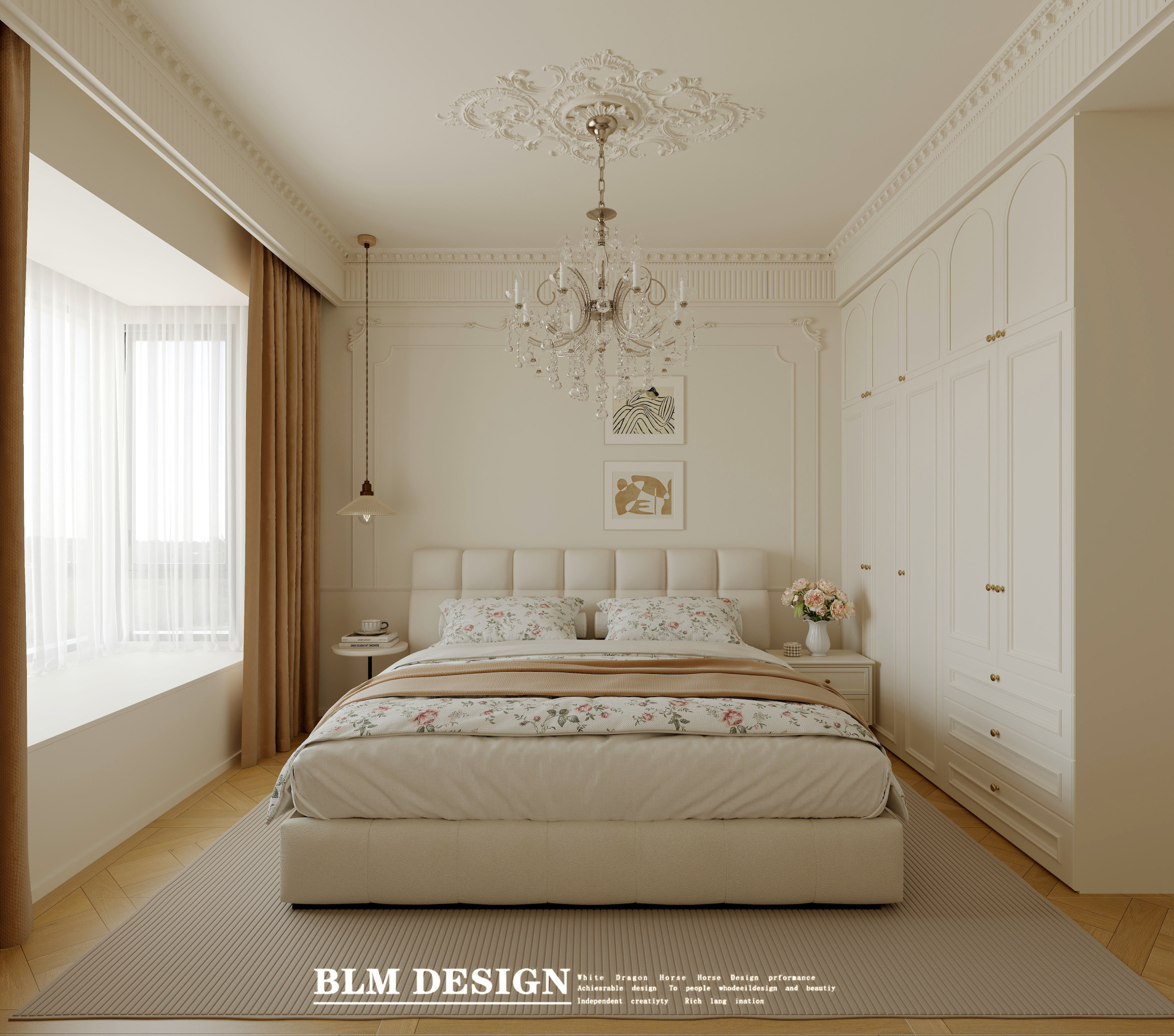 白龙马效果图-法式[ID: 116344051]_建e效果图