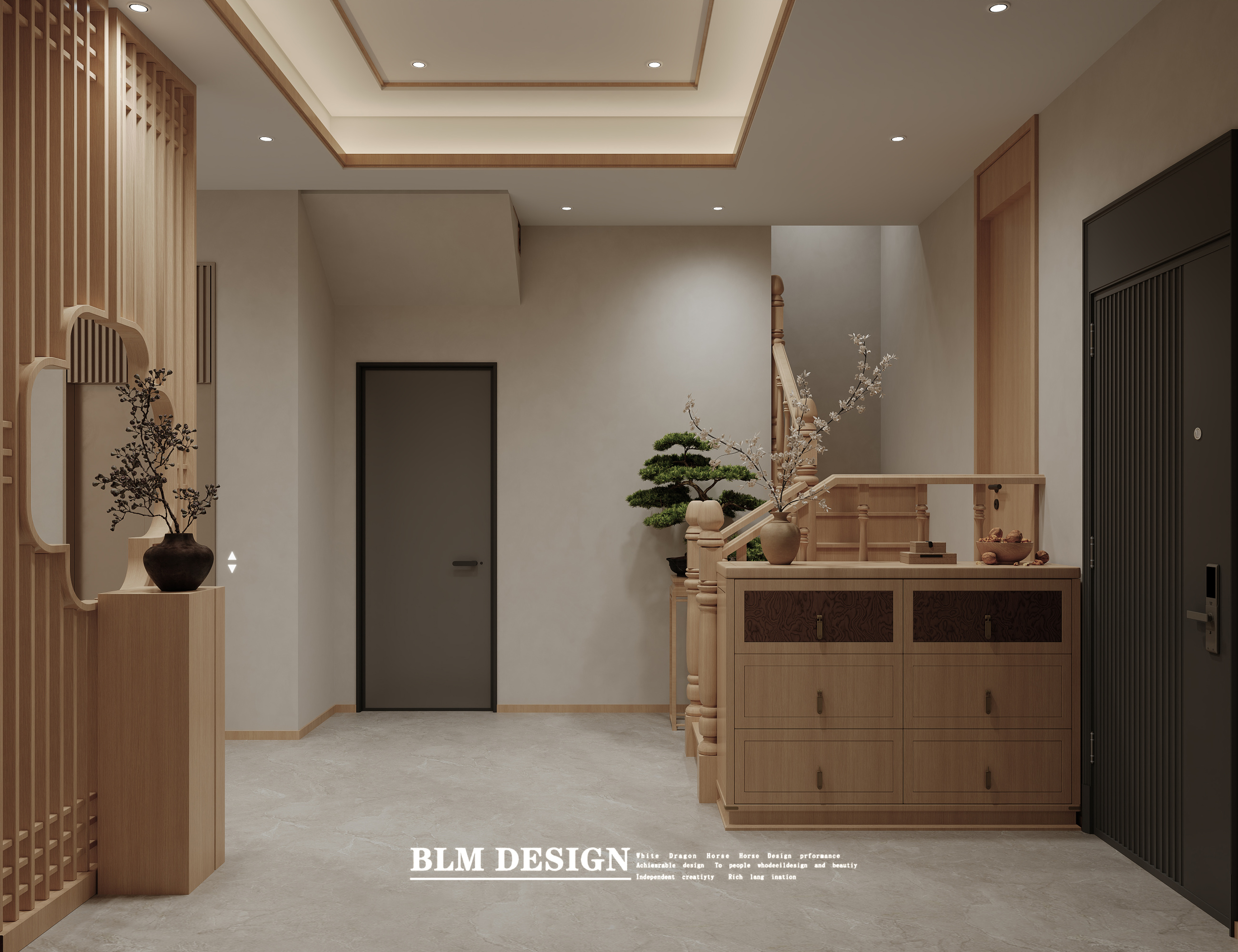 新中式——白龙马效果图[ID: 116343891]_建e效果图
