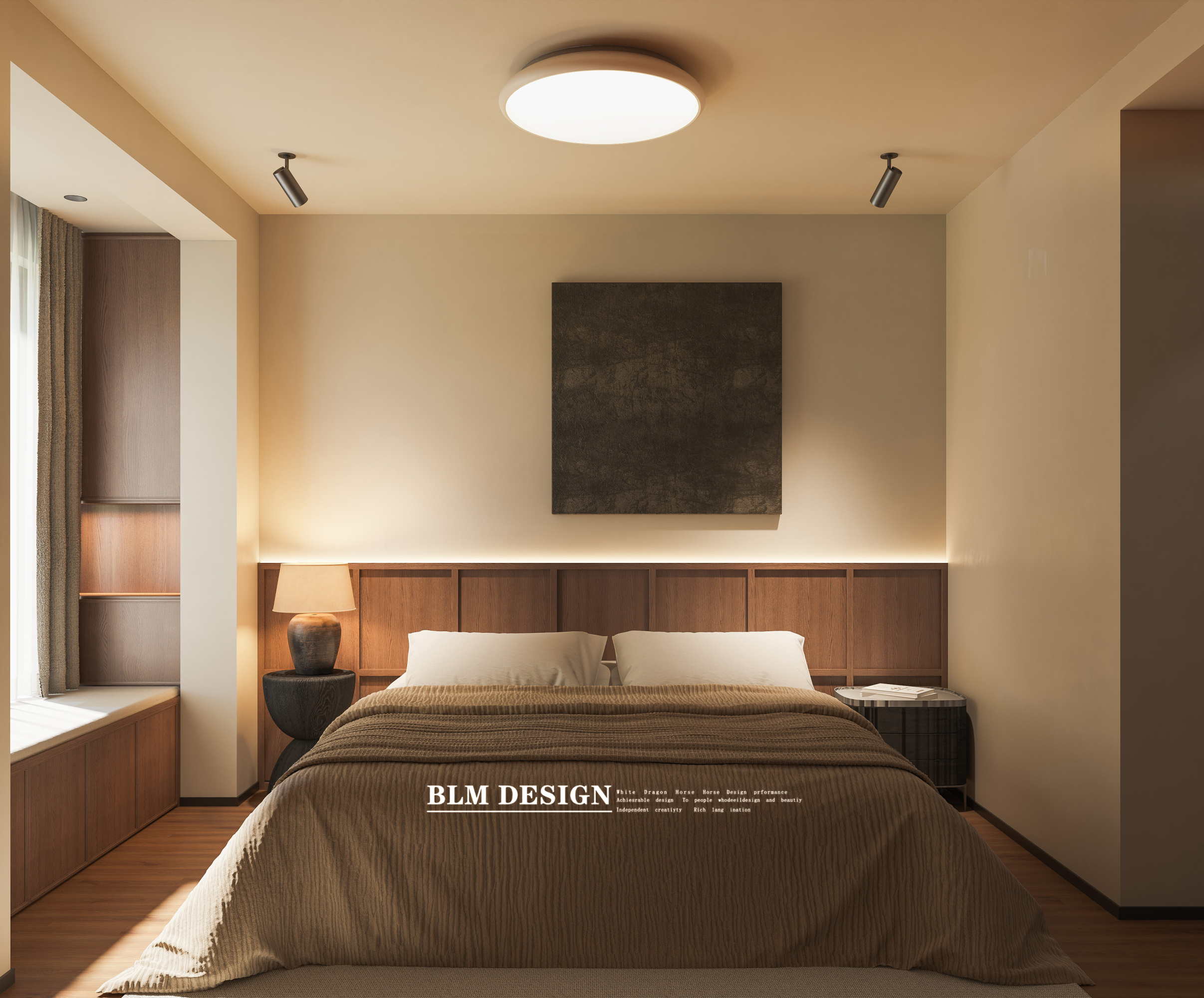 中古风家装效果图案例[ID: 116343908]_建e效果图