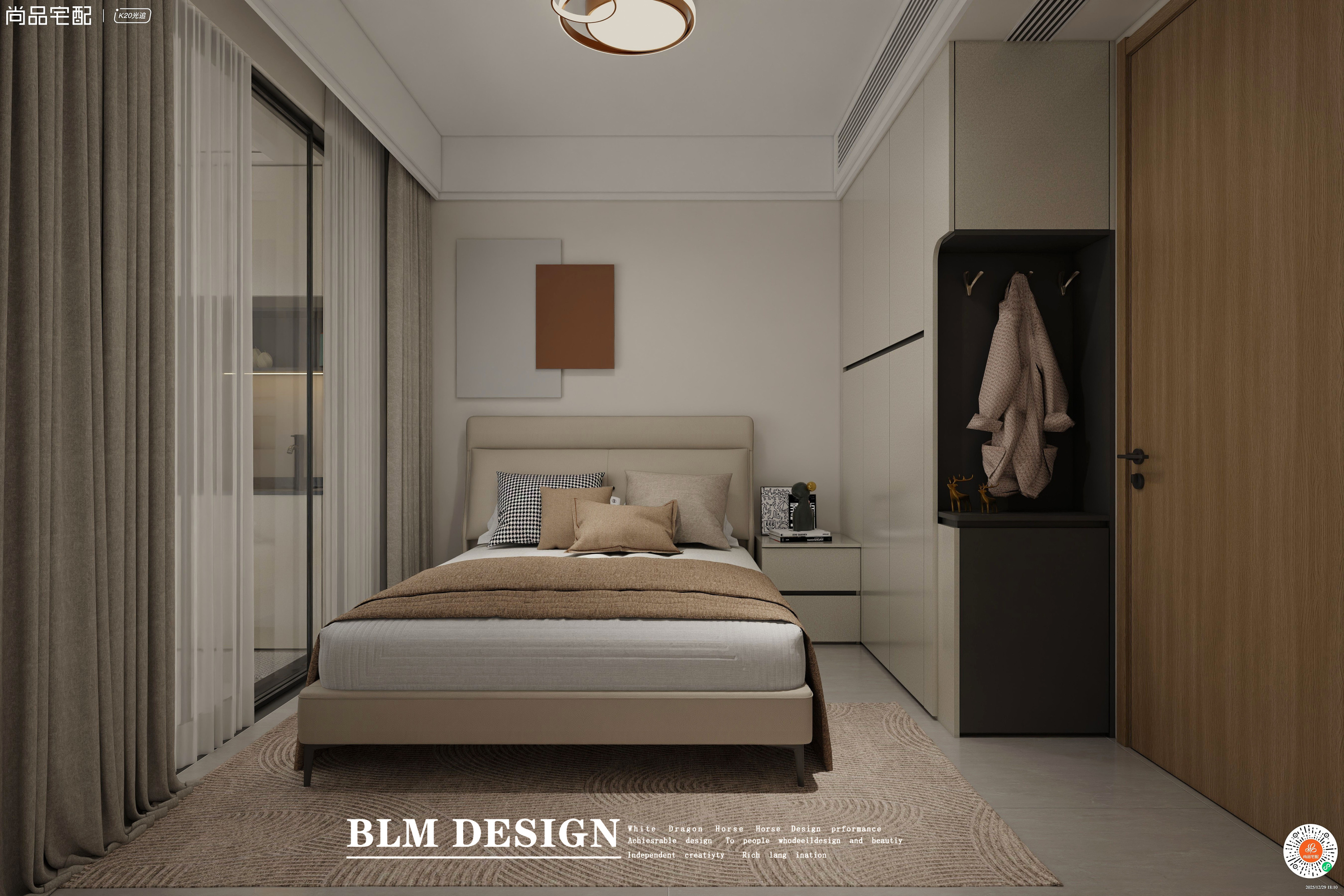 意式轻奢效果图案例[ID: 116343892]_建e效果图