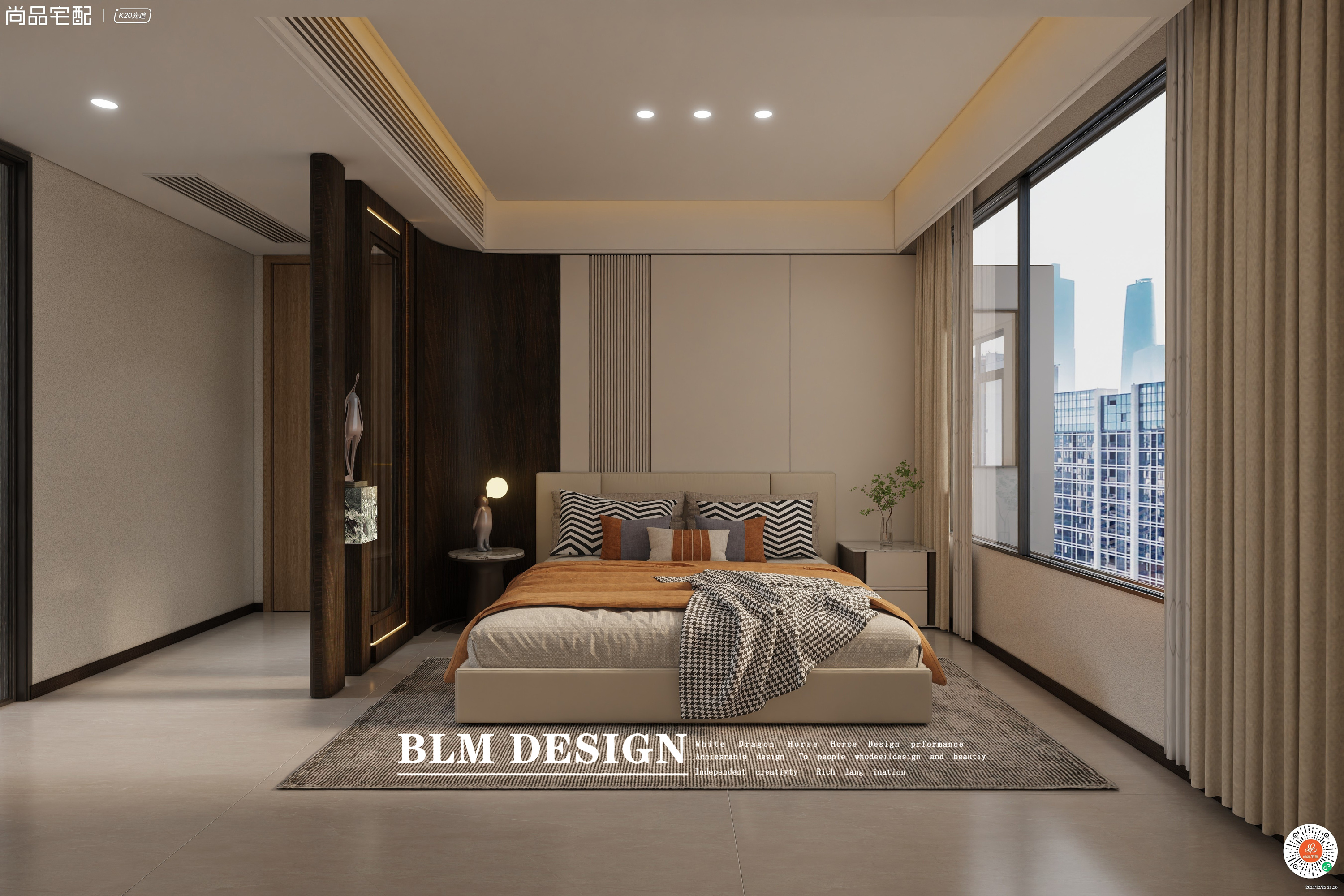 意式轻奢效果图案例[ID: 116343892]_建e效果图