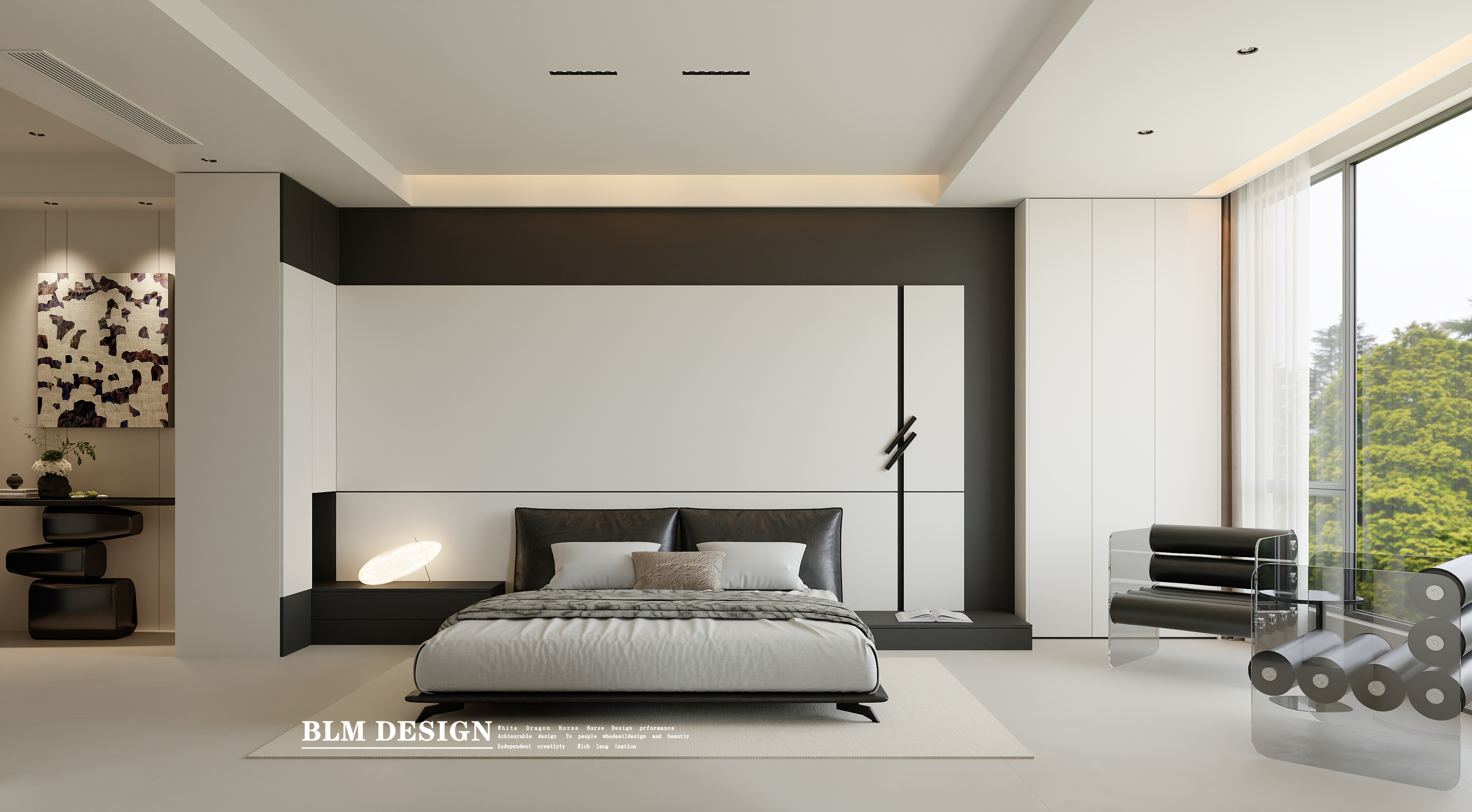 现代风-白龙马效果图[ID: 116343879]_建e效果图