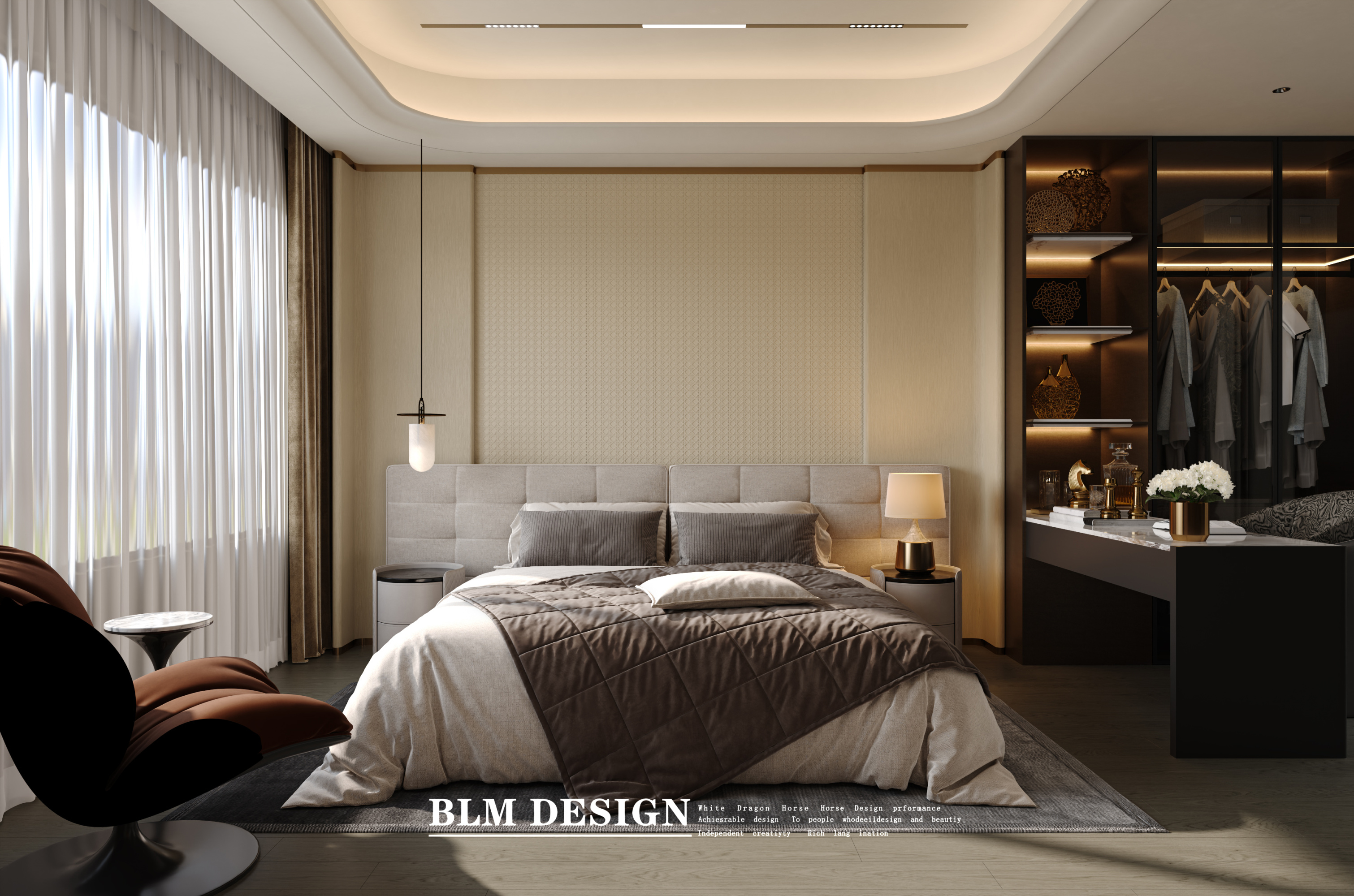 现代轻奢效果图案例[ID: 116278296]_建e效果图