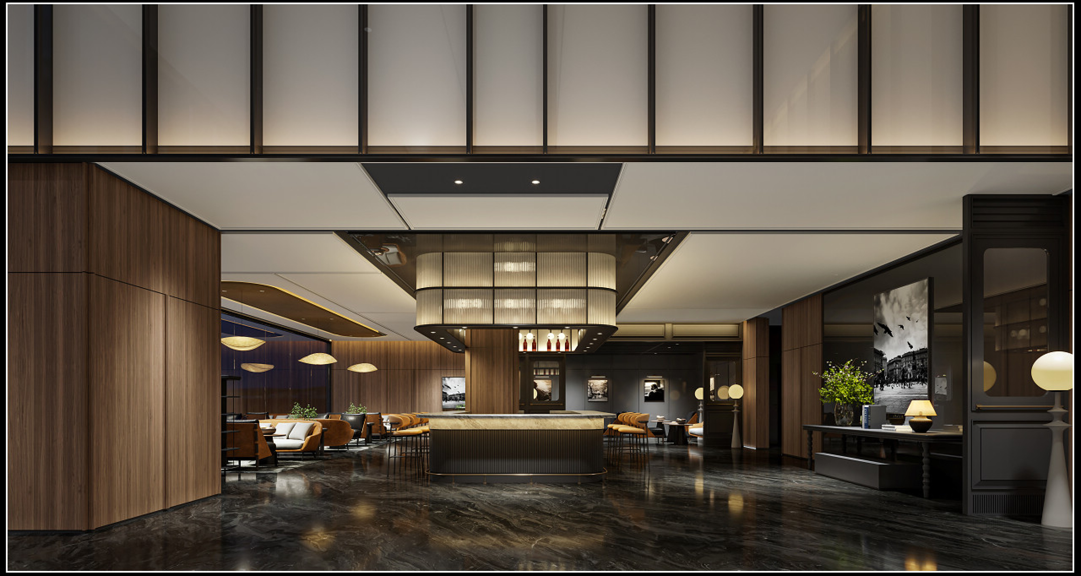筋斗云效果图 酒店餐饮[ID: 116278507]_建e效果图