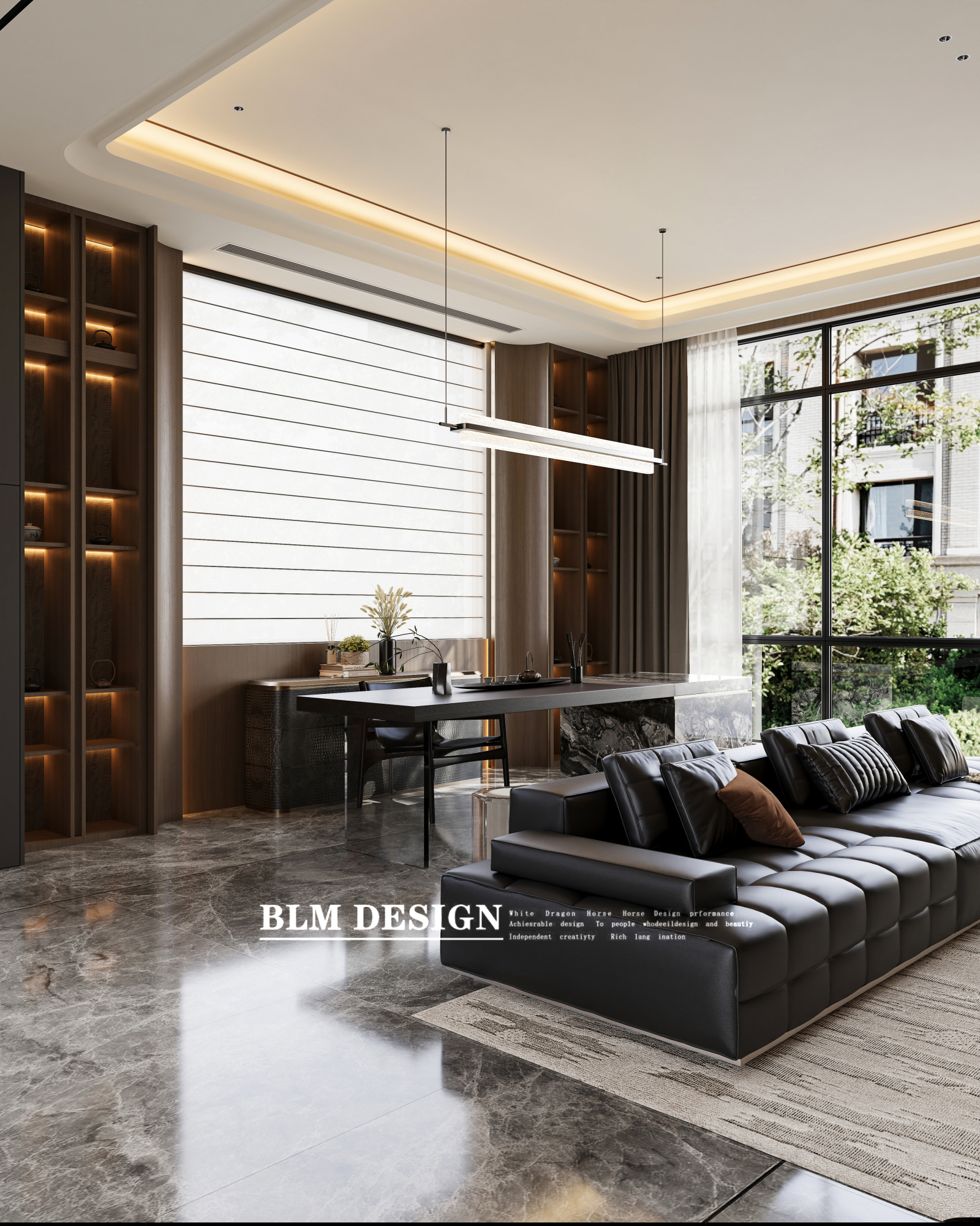 现代轻奢效果图案例[ID: 116278315]_建e效果图