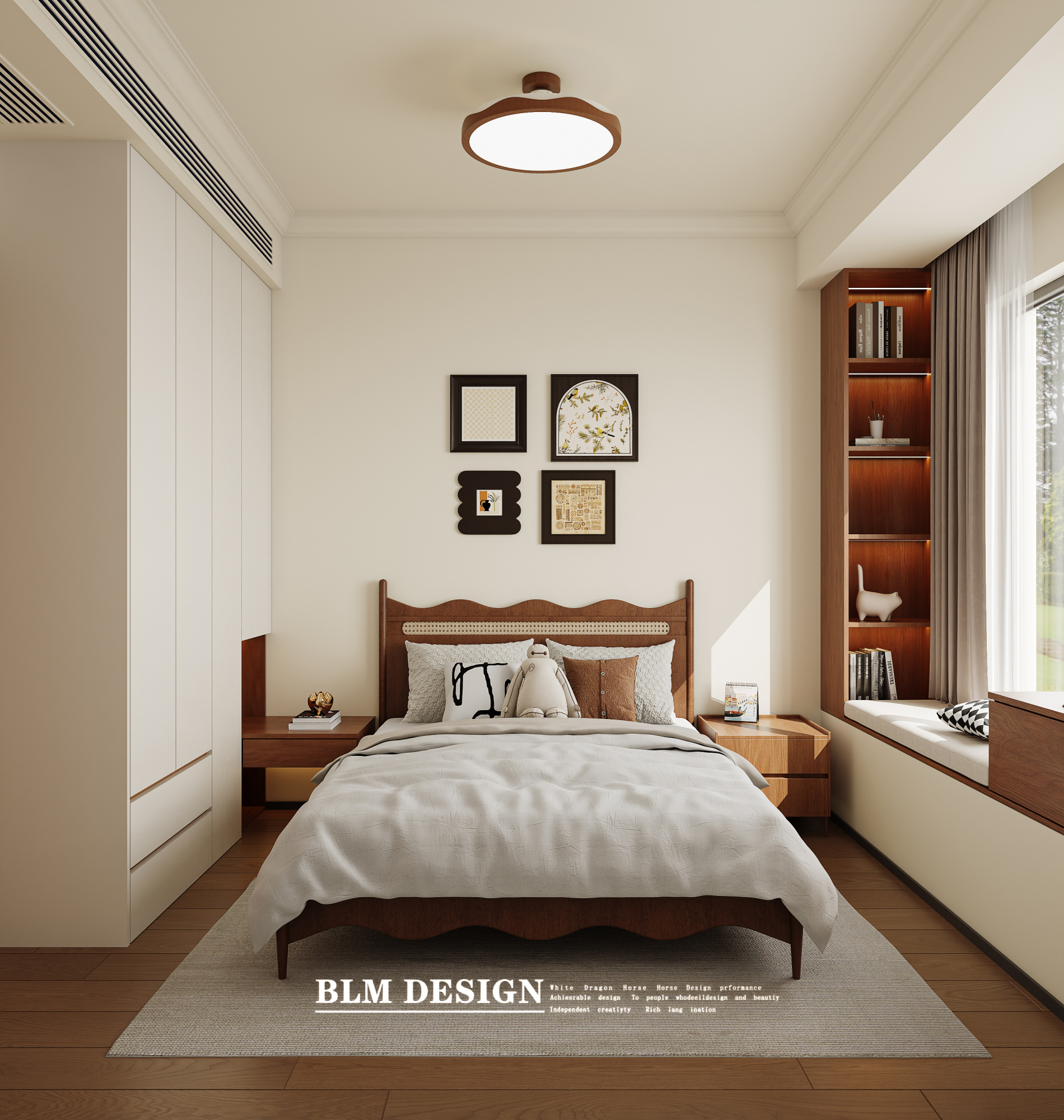 中古风——白龙马效果图[ID: 116278363]_建e效果图