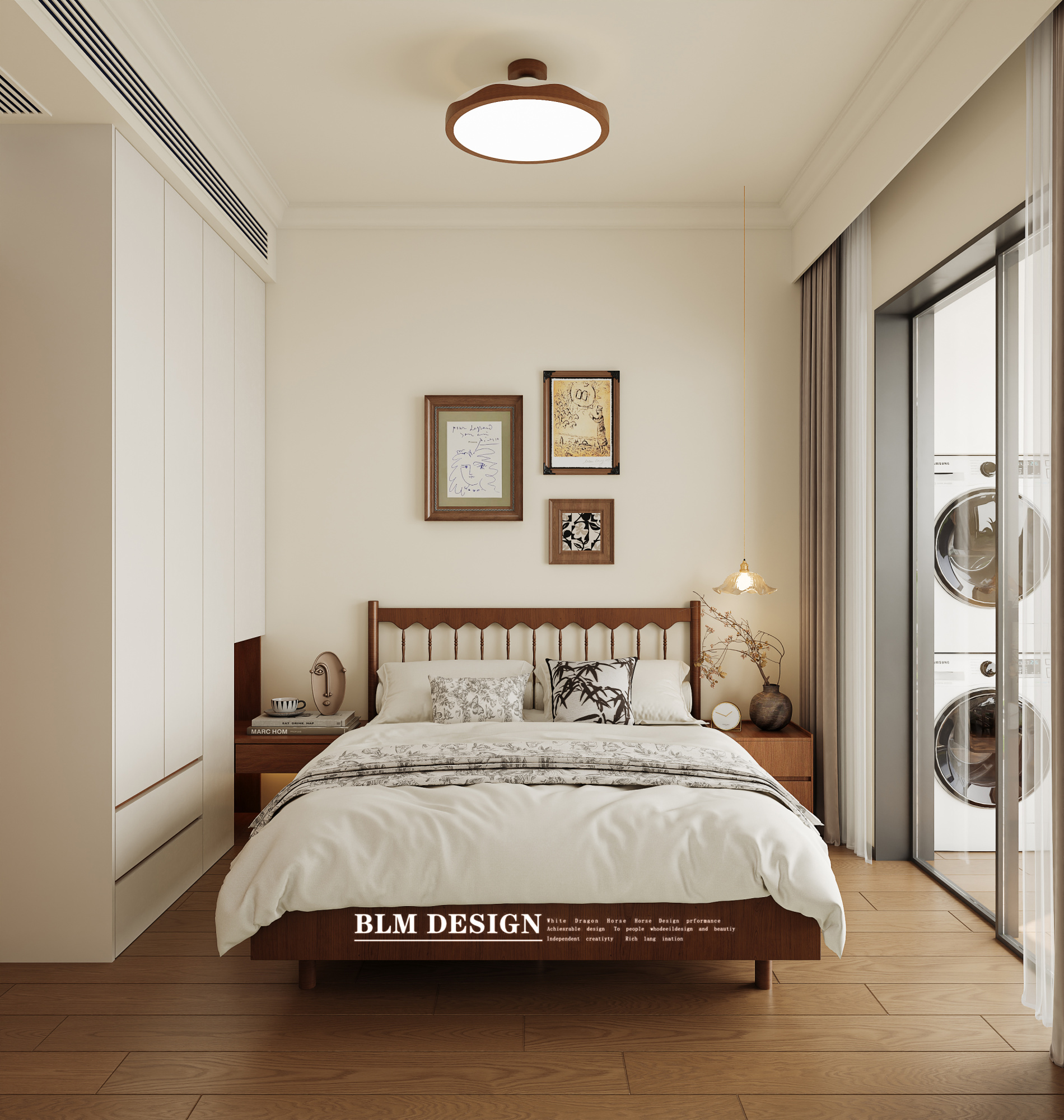 中古风——白龙马效果图[ID: 116278363]_建e效果图