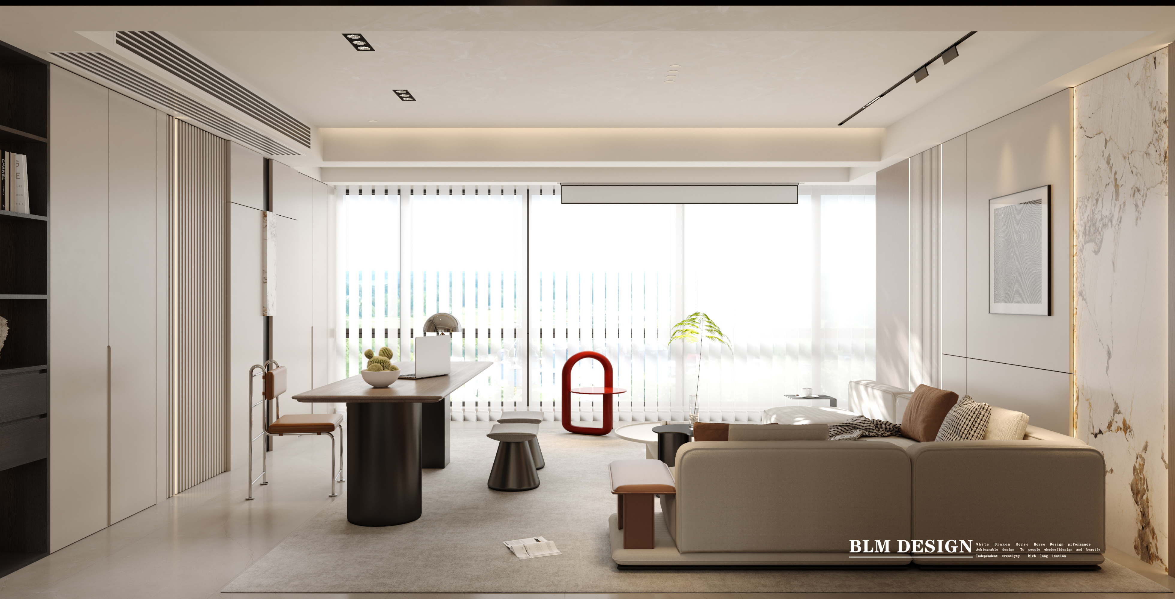现代--白龙马效果图[ID: 116278462]_建e效果图