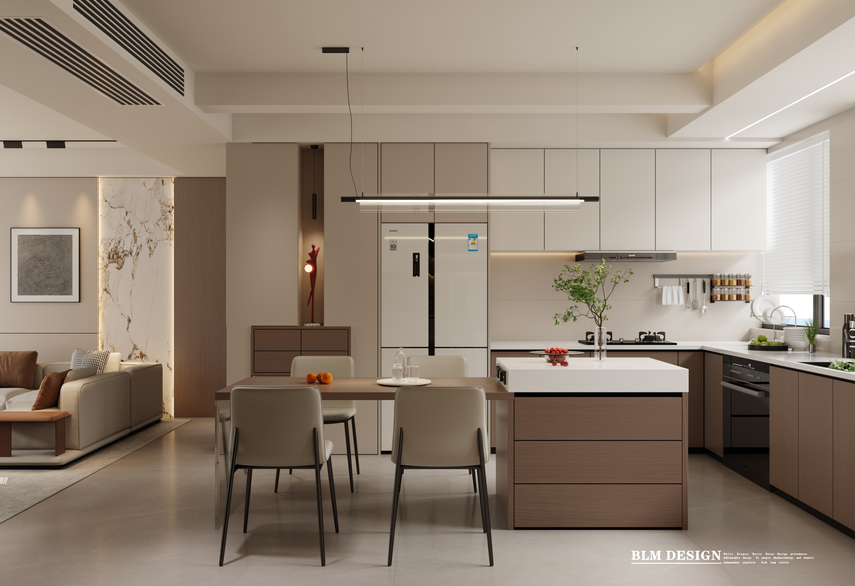 现代--白龙马效果图[ID: 116278462]_建e效果图