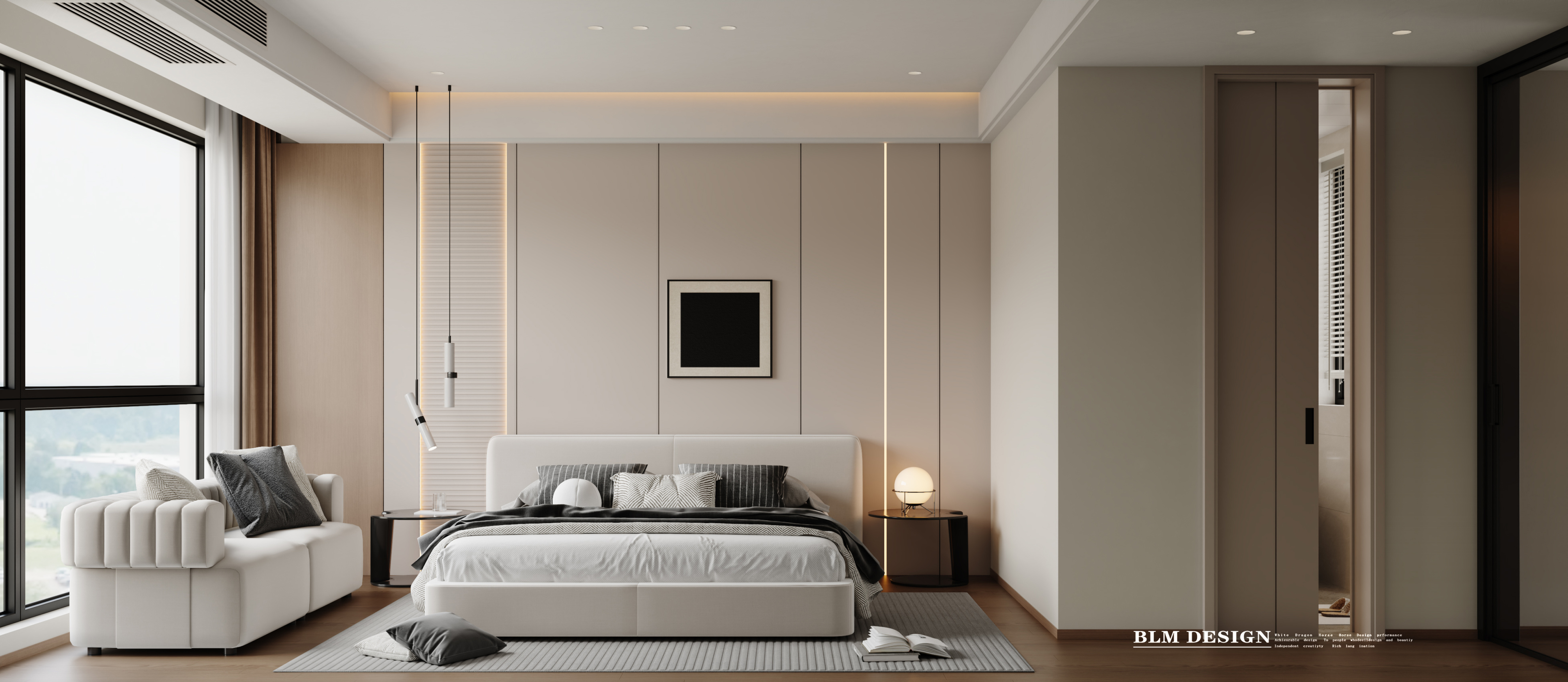 现代--白龙马效果图[ID: 116278462]_建e效果图