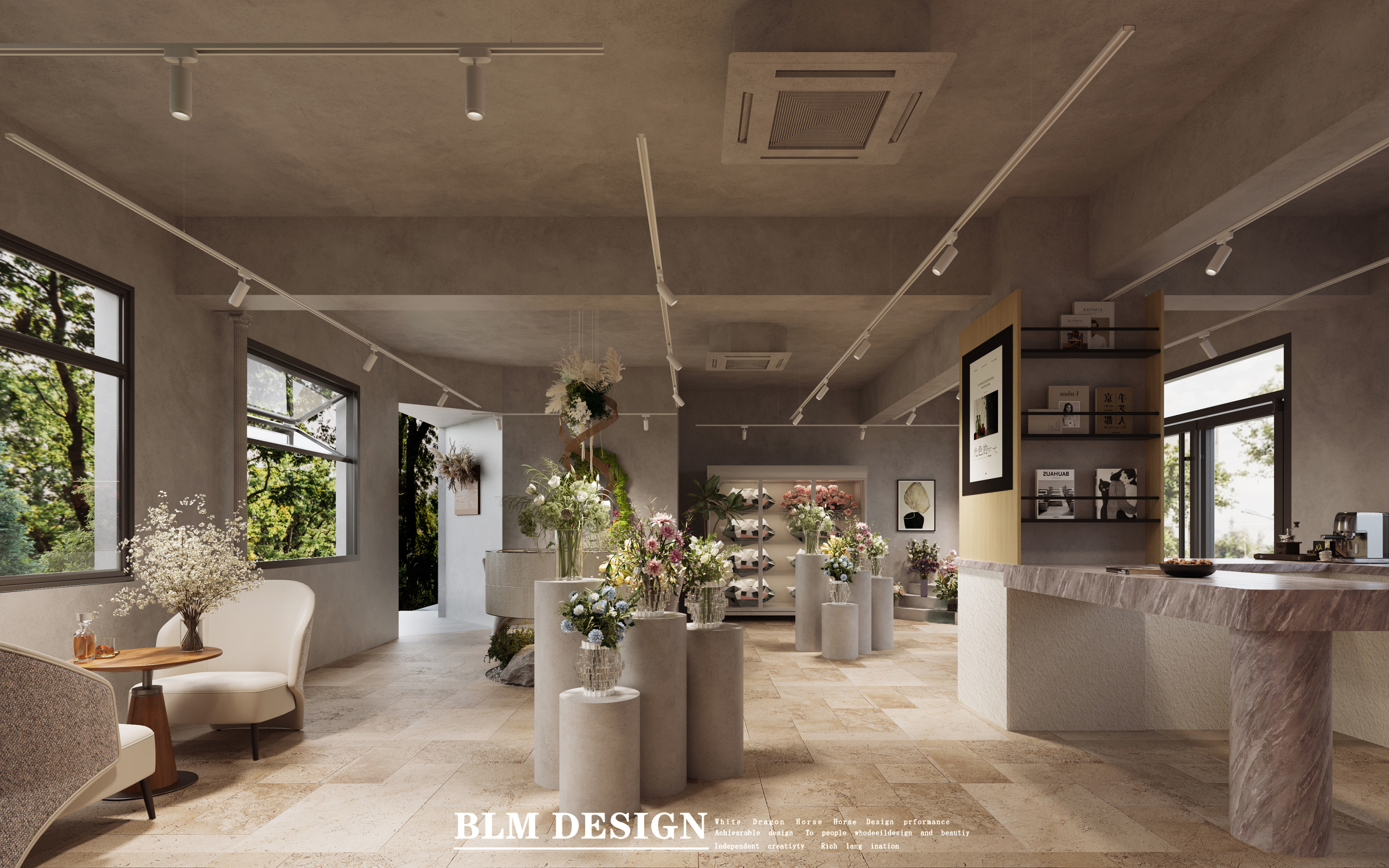 花店案例[ID: 116278439]_建e效果图