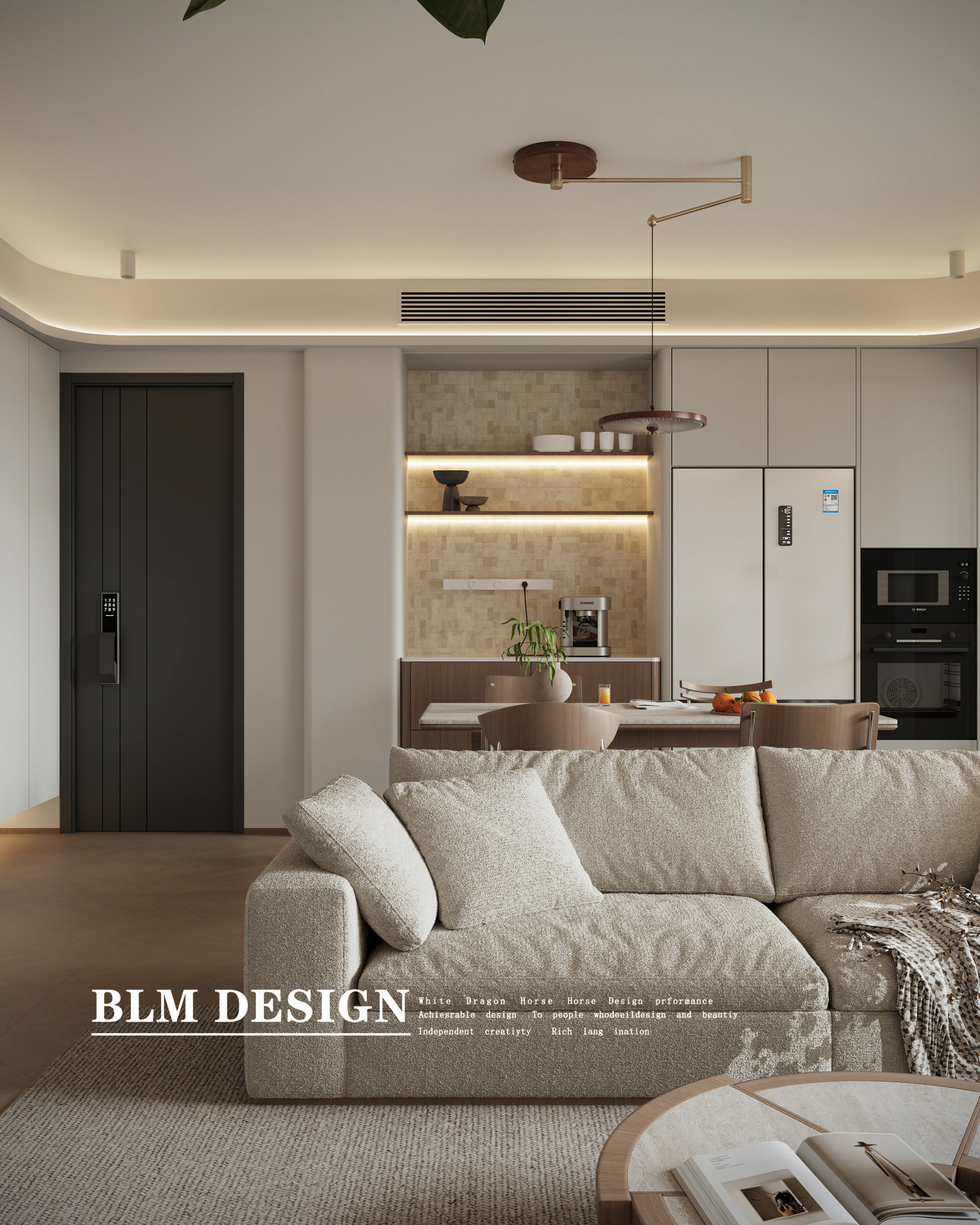 现代风-白龙马效果图[ID: 115950686]_建e效果图