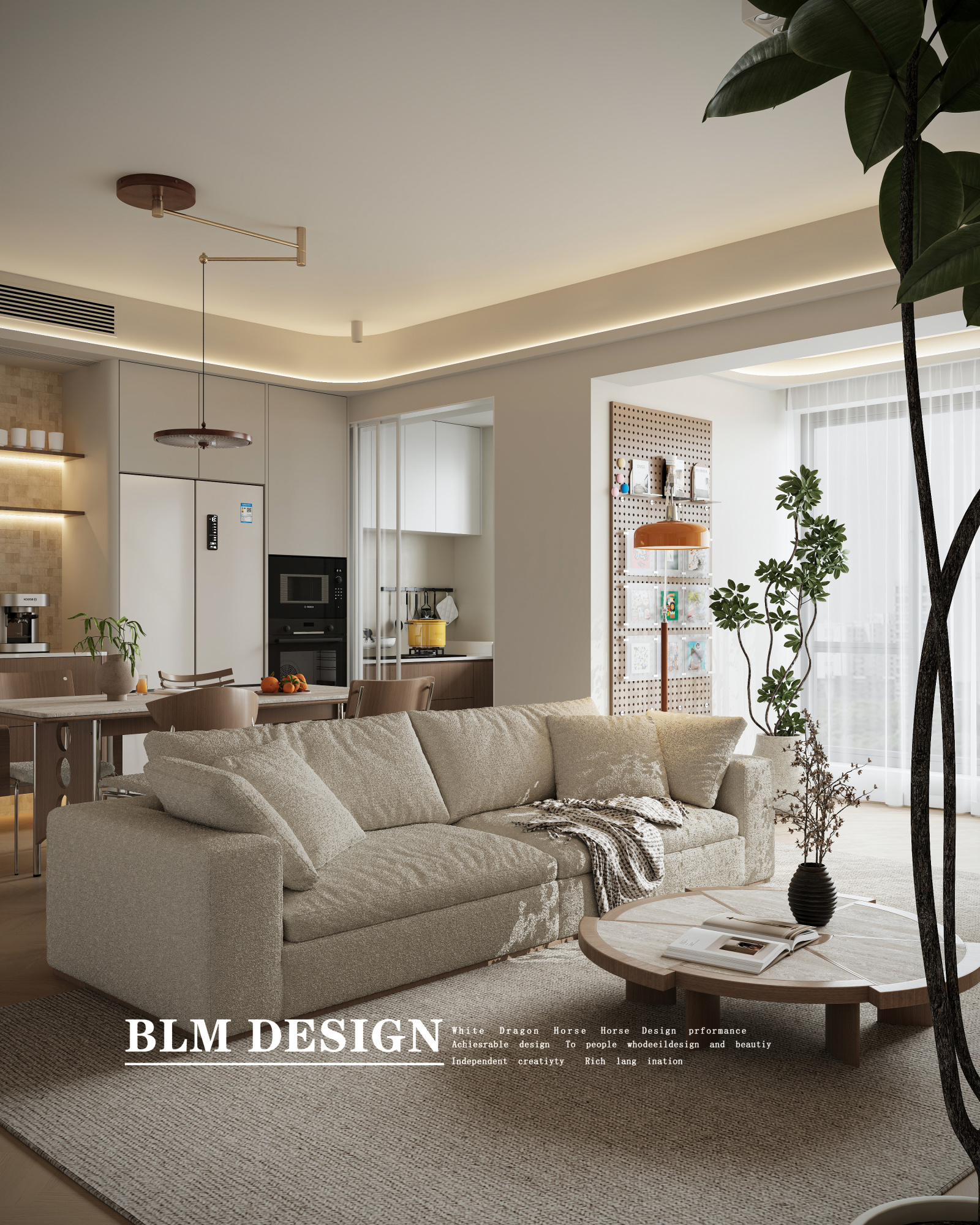 现代风-白龙马效果图[ID: 115950686]_建e效果图