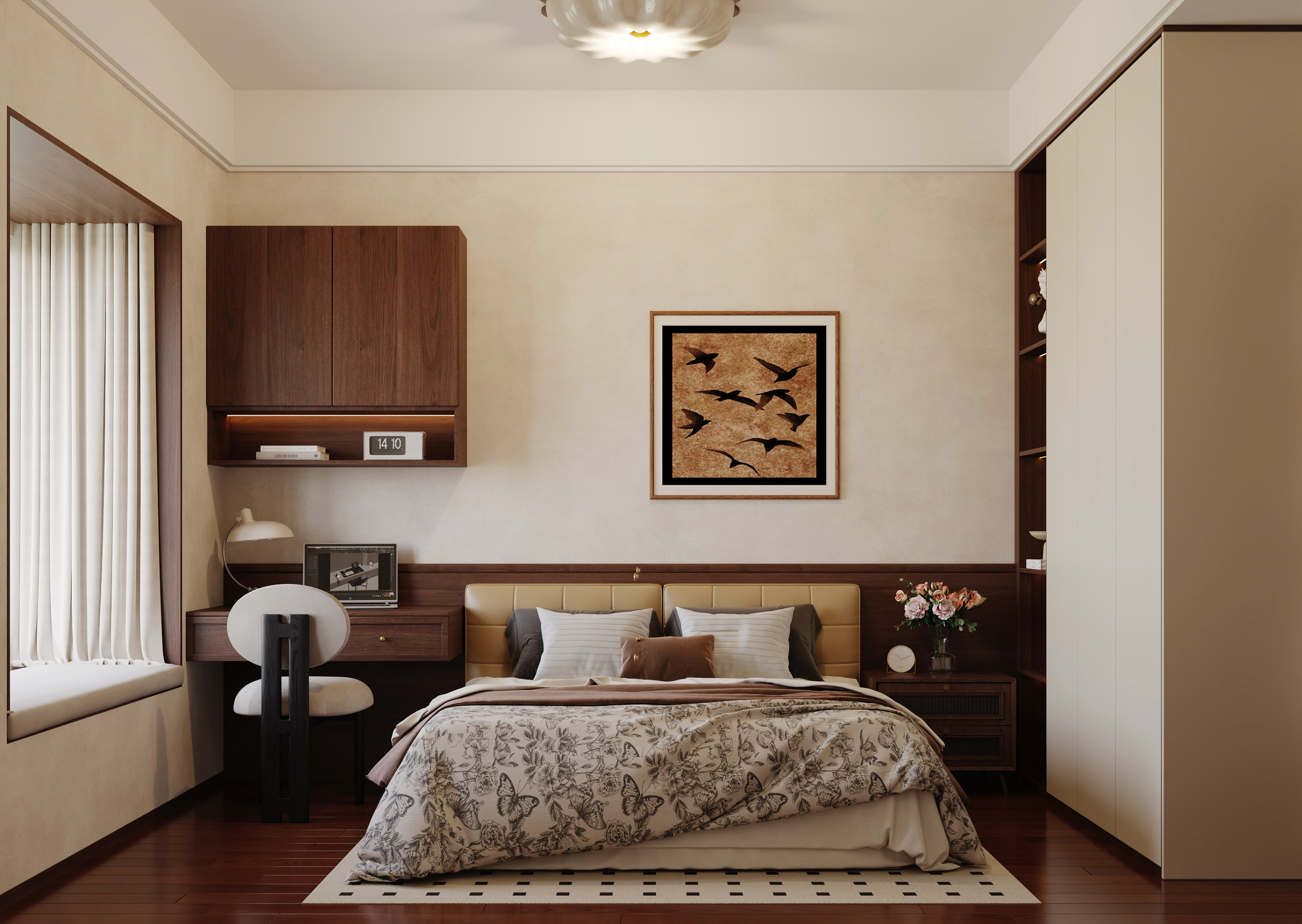 中古风 复古又舒适的氛围感小家[ID: 115950740]_建e效果图