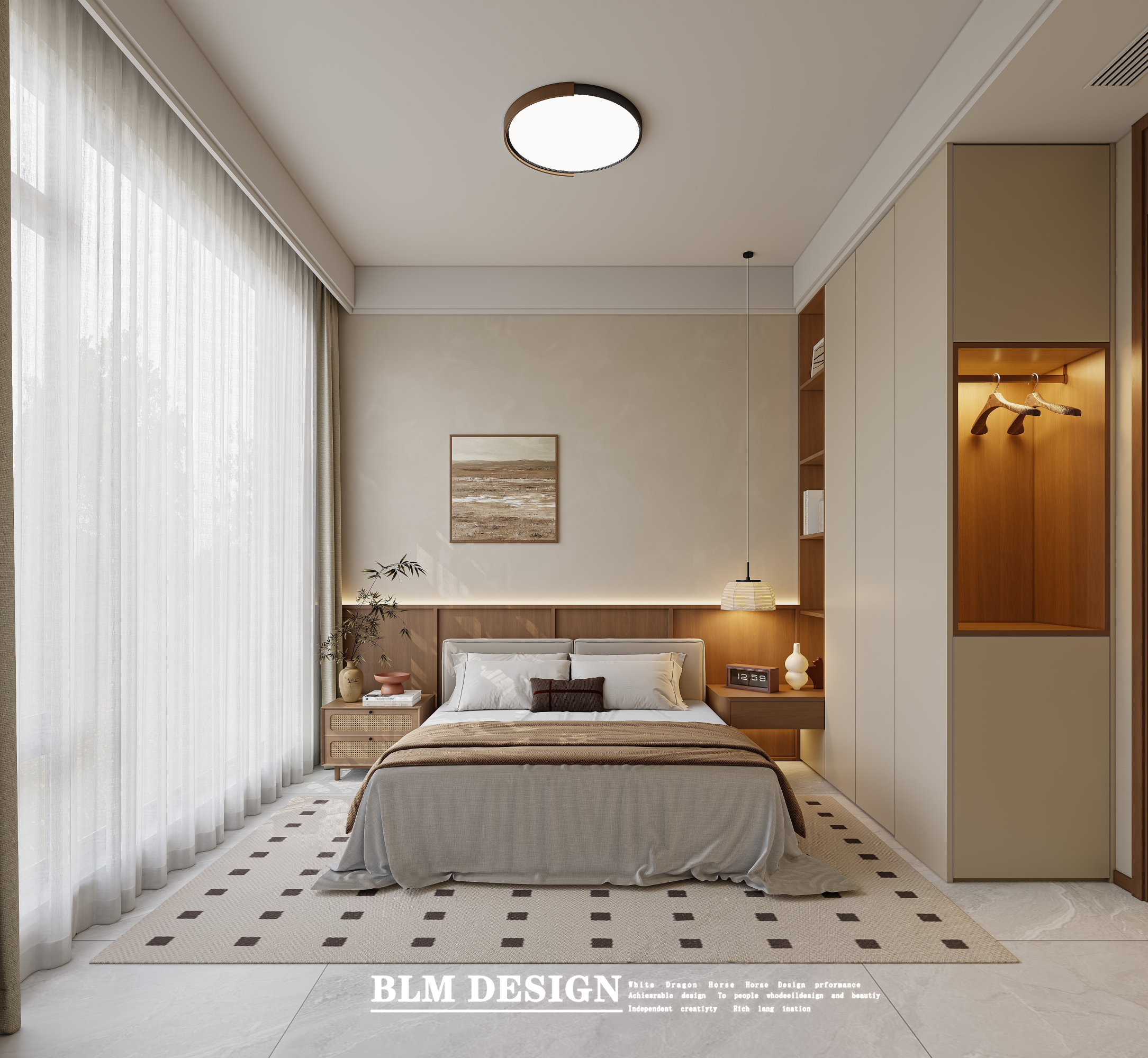 新中式——白龙马效果图[ID: 115885185]_建e效果图