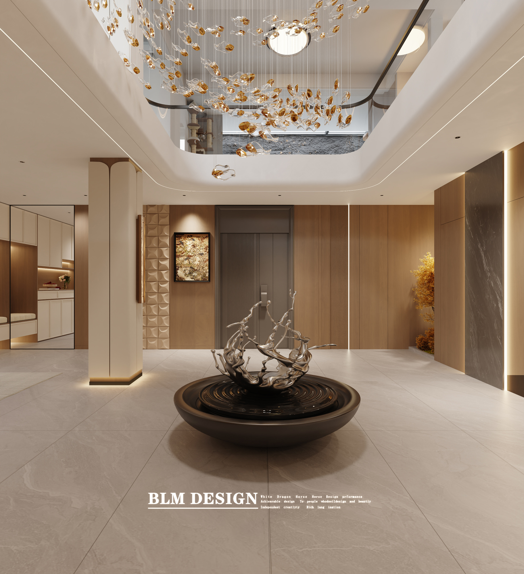 新中式——白龙马效果图[ID: 115885185]_建e效果图