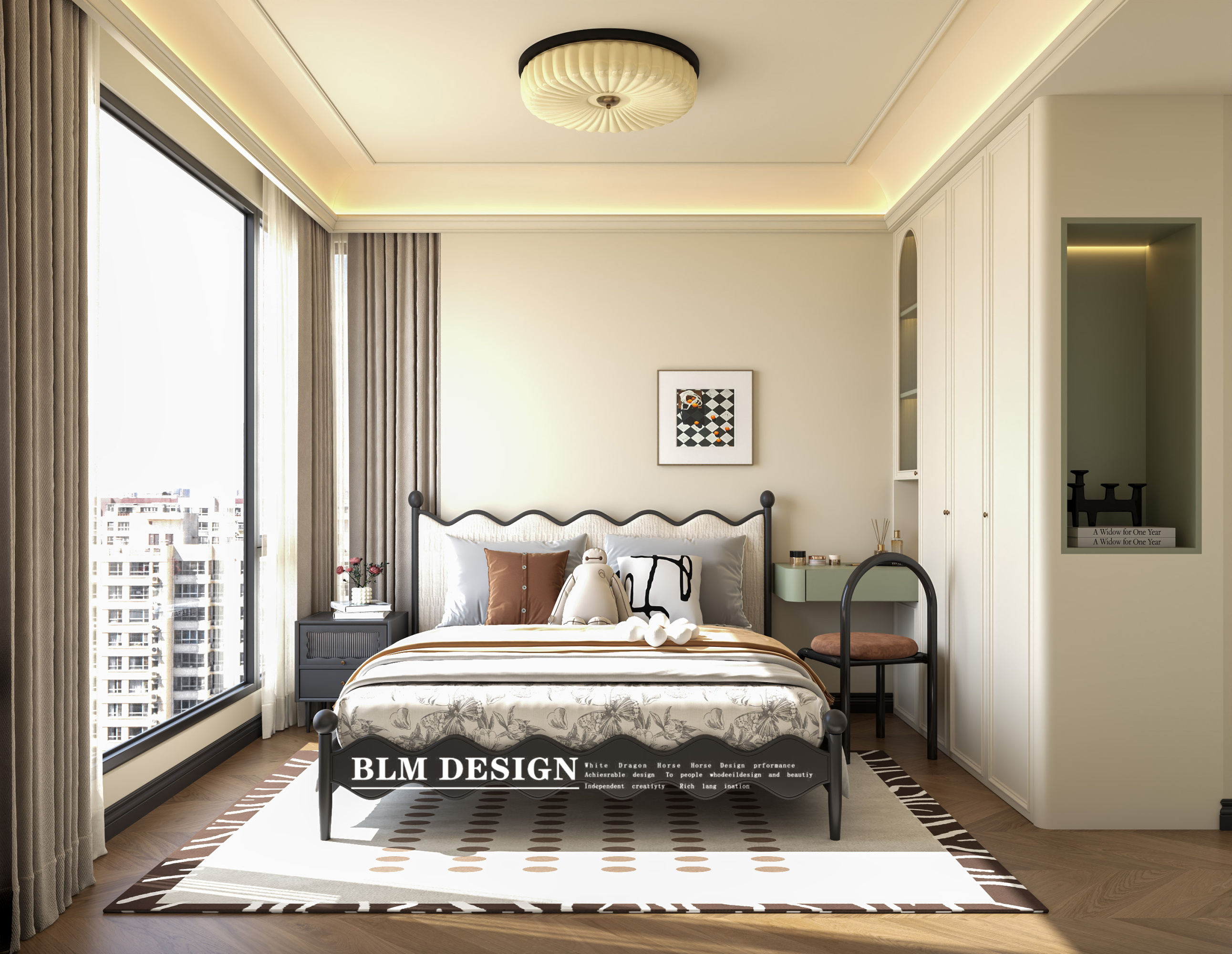 法式中古——白龙马效果图[ID: 115885283]_建e效果图