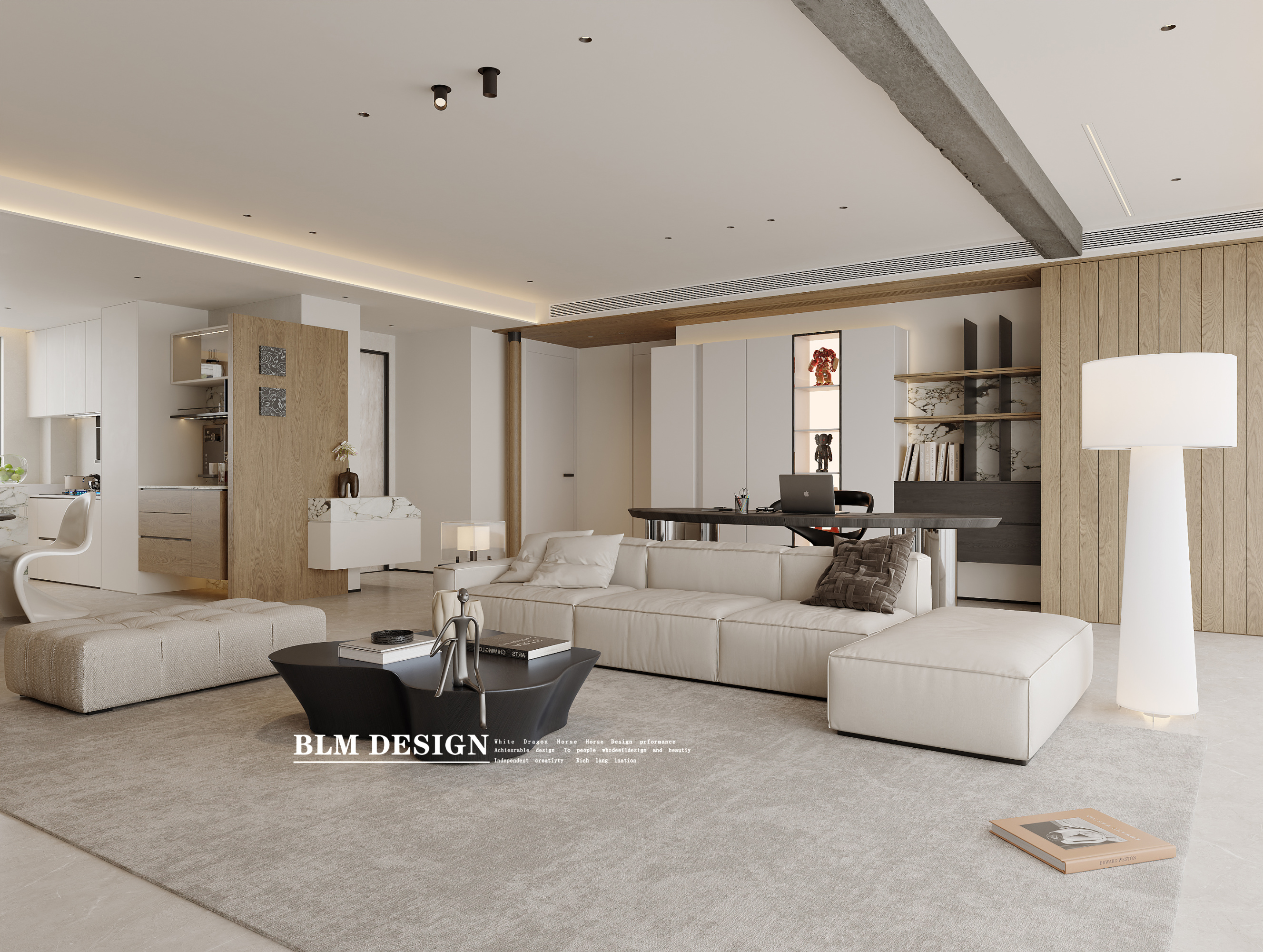 现代风-白龙马效果图[ID: 115885109]_建e效果图