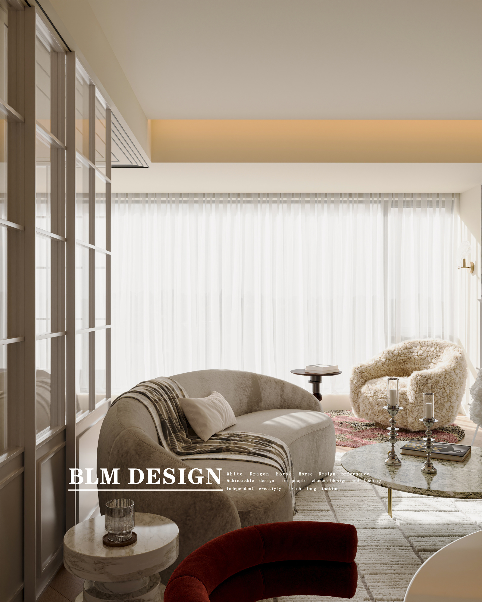 现代风-白龙马效果图[ID: 116081721]_建e效果图