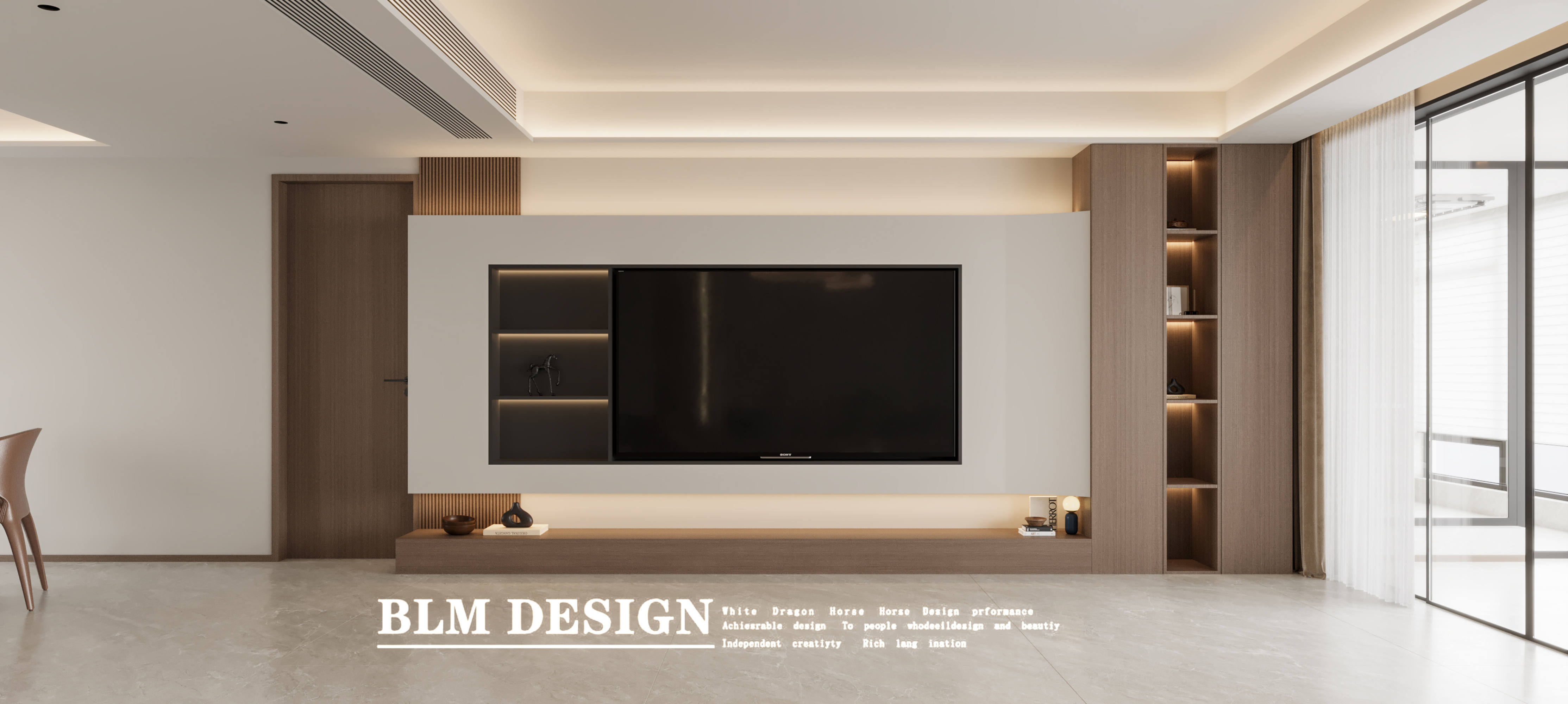 意式轻奢——白龙马效果图[ID: 116081785]_建e效果图