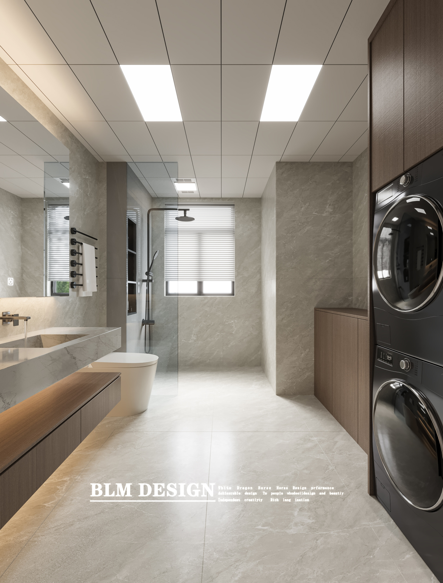 意式轻奢——白龙马效果图[ID: 116081785]_建e效果图