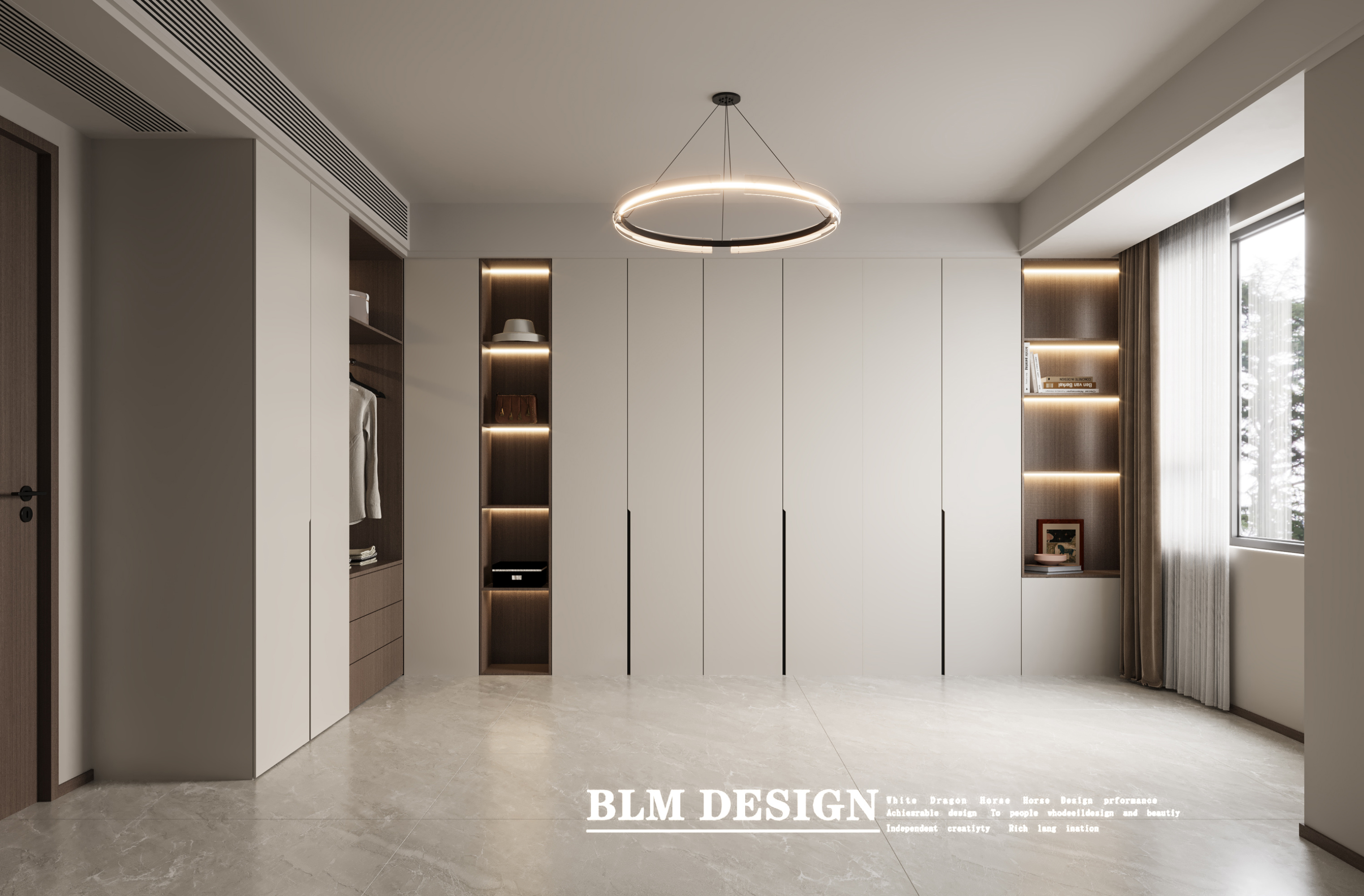 意式轻奢——白龙马效果图[ID: 116081785]_建e效果图
